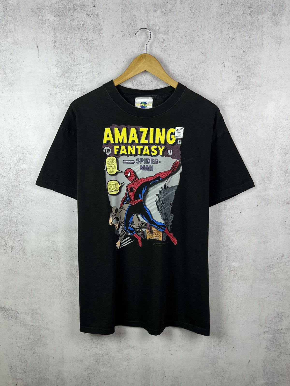 Universal Studios 🕷️Vintage Amazing Spider-Man 1999 Comics T-Shirt Retro Rare Size US XL / EU 56 / 4 - 1 Thumbnail