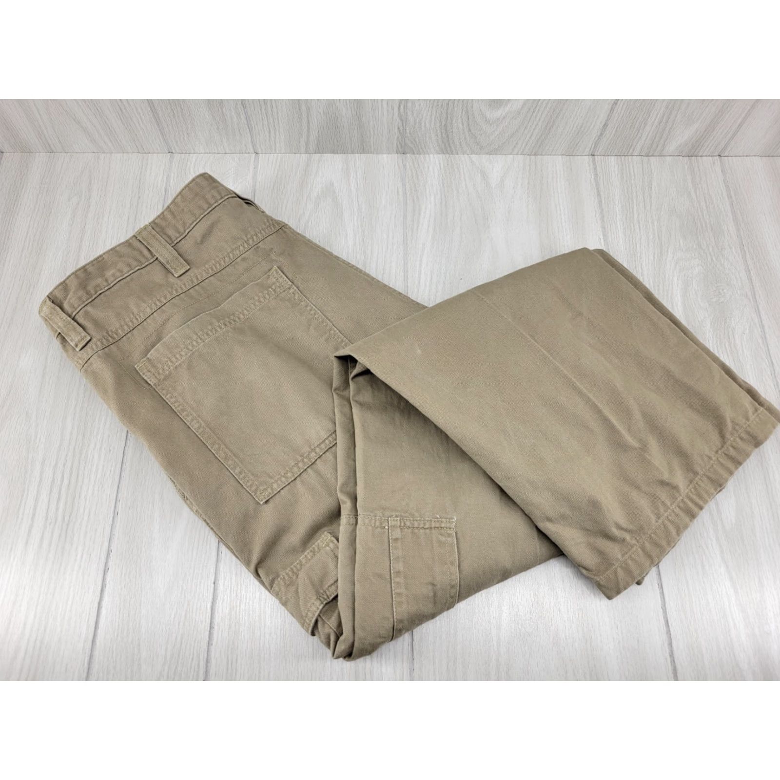 Wrangler VINTAGE Wrangler Pants Mens 40 Beige Hero Cargo Outdoors 100% Cotton Work 70LEWBH 40x32 Size US 40 / EU 56 - 4 Thumbnail