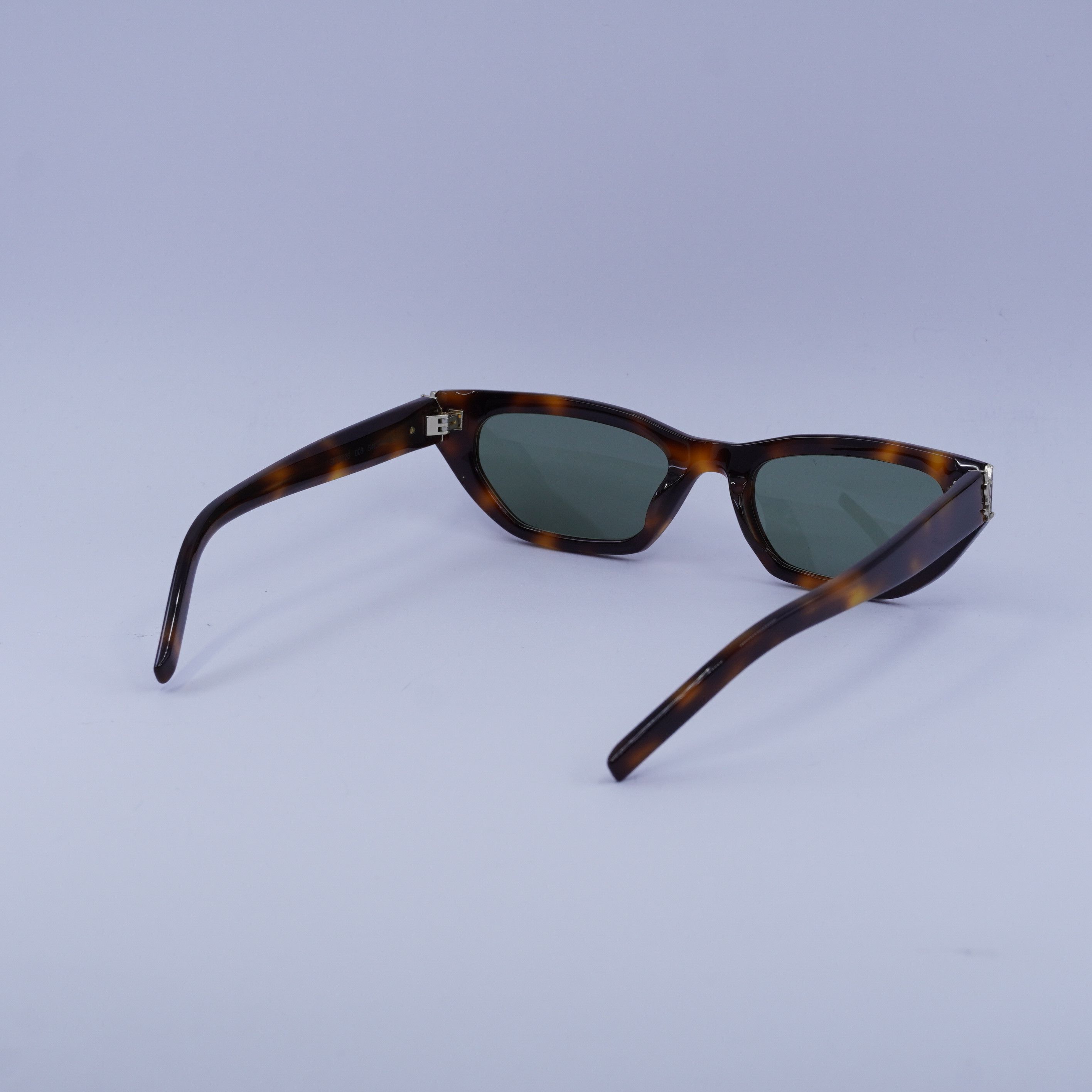 Saint Laurent Paris Saint Laurent SLM126 003 Sunglasses Havana Cat Eye Frame Size ONE SIZE - 9 Thumbnail