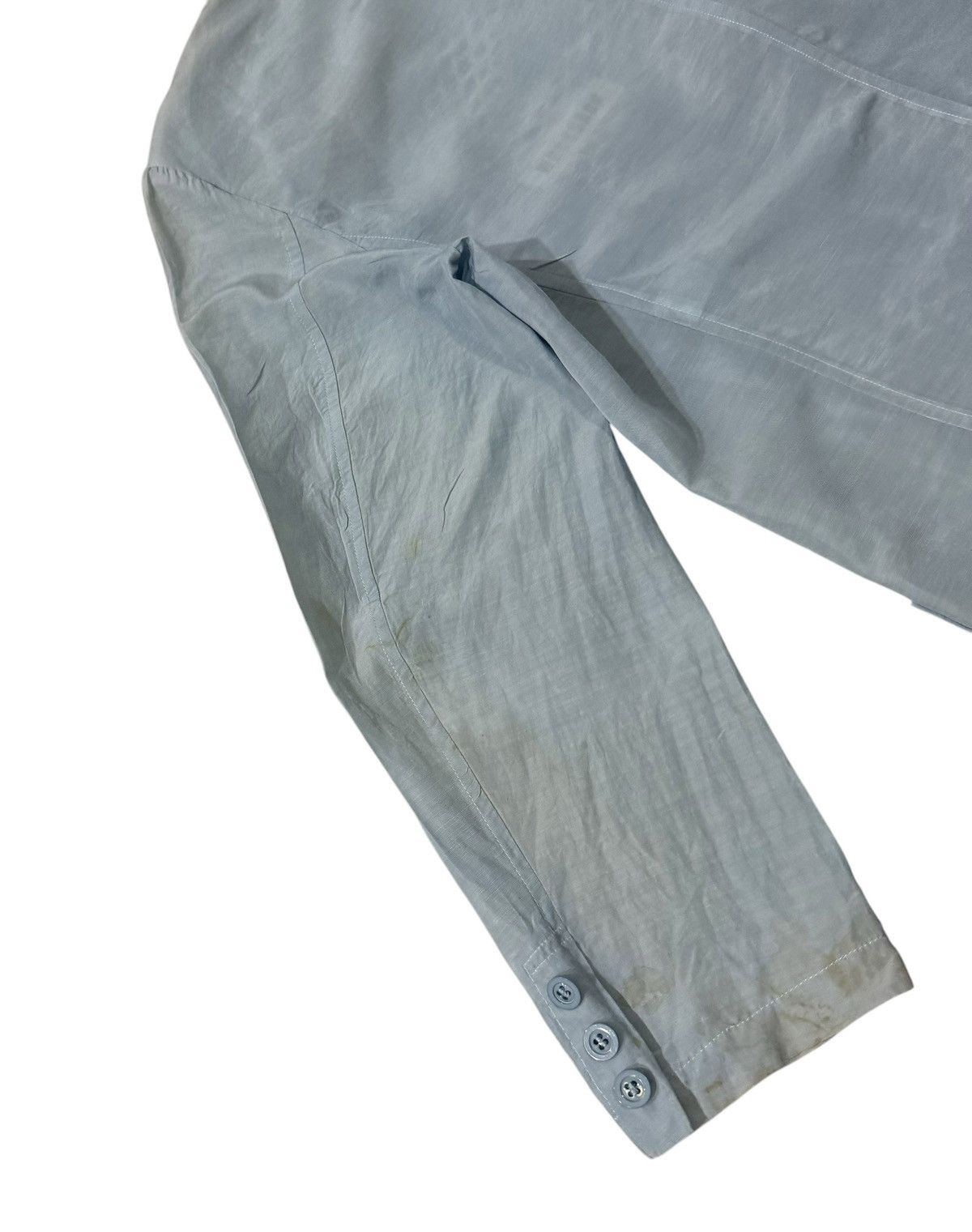 Yohji Yamamoto Vintage Workshop By Yohji Yamamoto Casual Gabadine Jacket Size US M / EU 48-50 / 2 - 14 Thumbnail