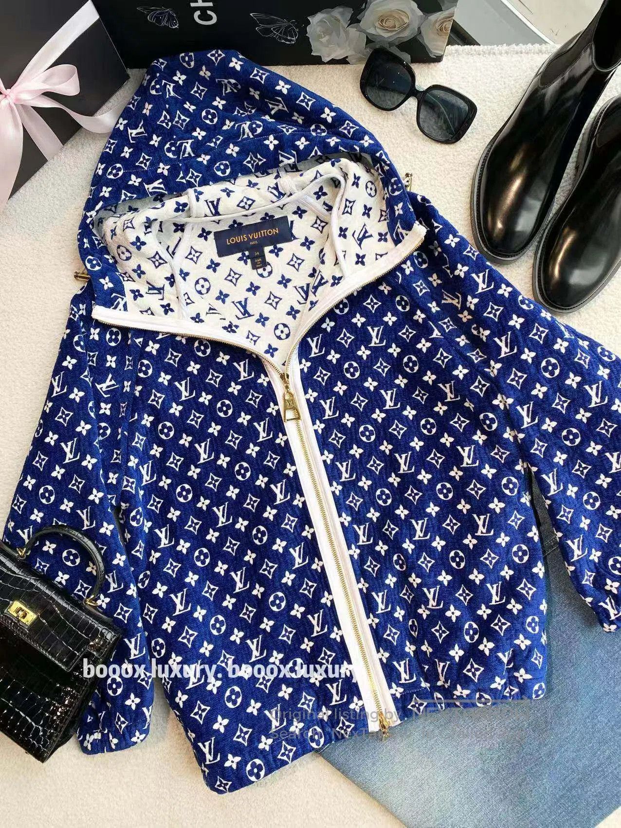Louis Vuitton Louis Vuitton Reversible presbyopia full print zip jacket| Size 4XL / US 24-26 - 1 Thumbnail