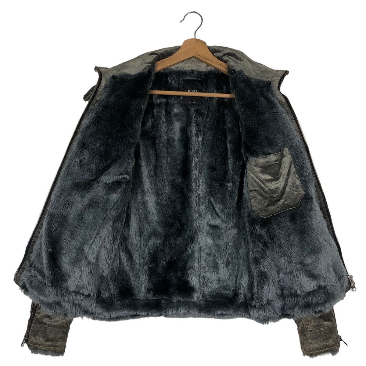 Japanese Brand 🔥Vintage Biker Jacket Edge Rupert Mink Fur Lining Japan Size US M / EU 48-50 / 2 - 10 Thumbnail