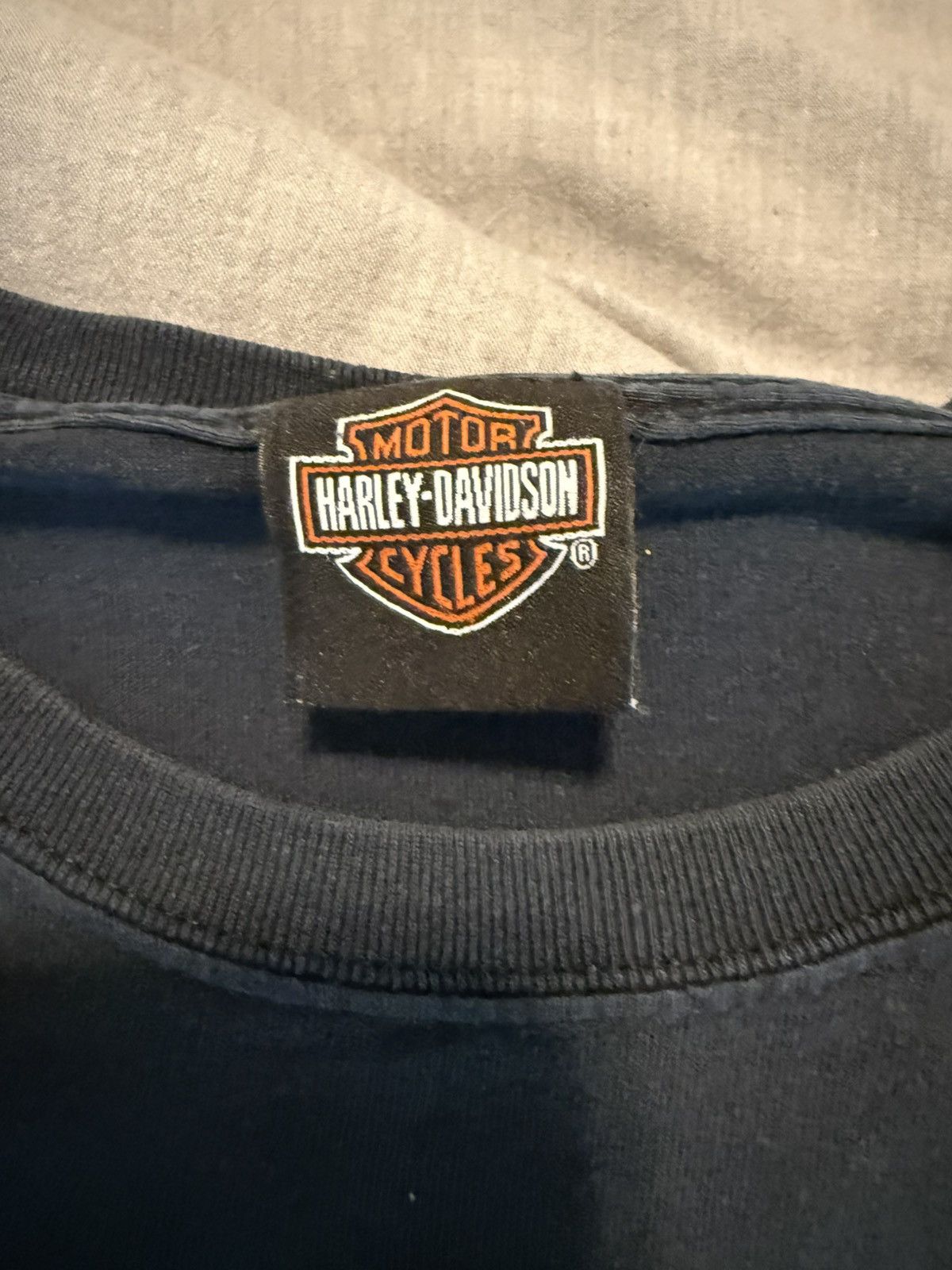 Harley Davidson Vintage employee paint splatter harley davidson t shirt Size US XL / EU 56 / 4 - 5 Thumbnail