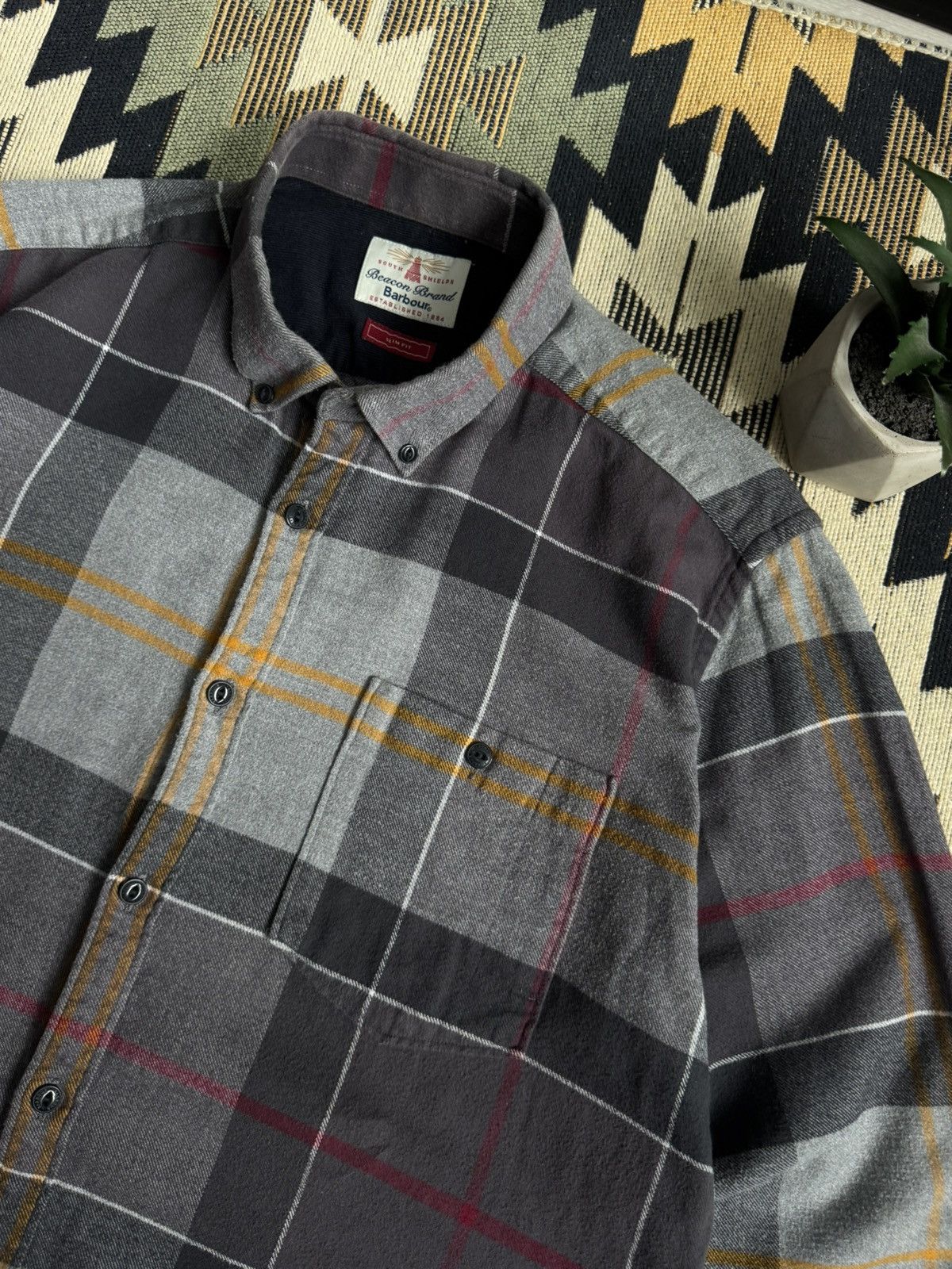 Barbour Barbour Beacon Brand Flannel Button Up Shirt Size US M / EU 48-50 / 2 - 5 Thumbnail