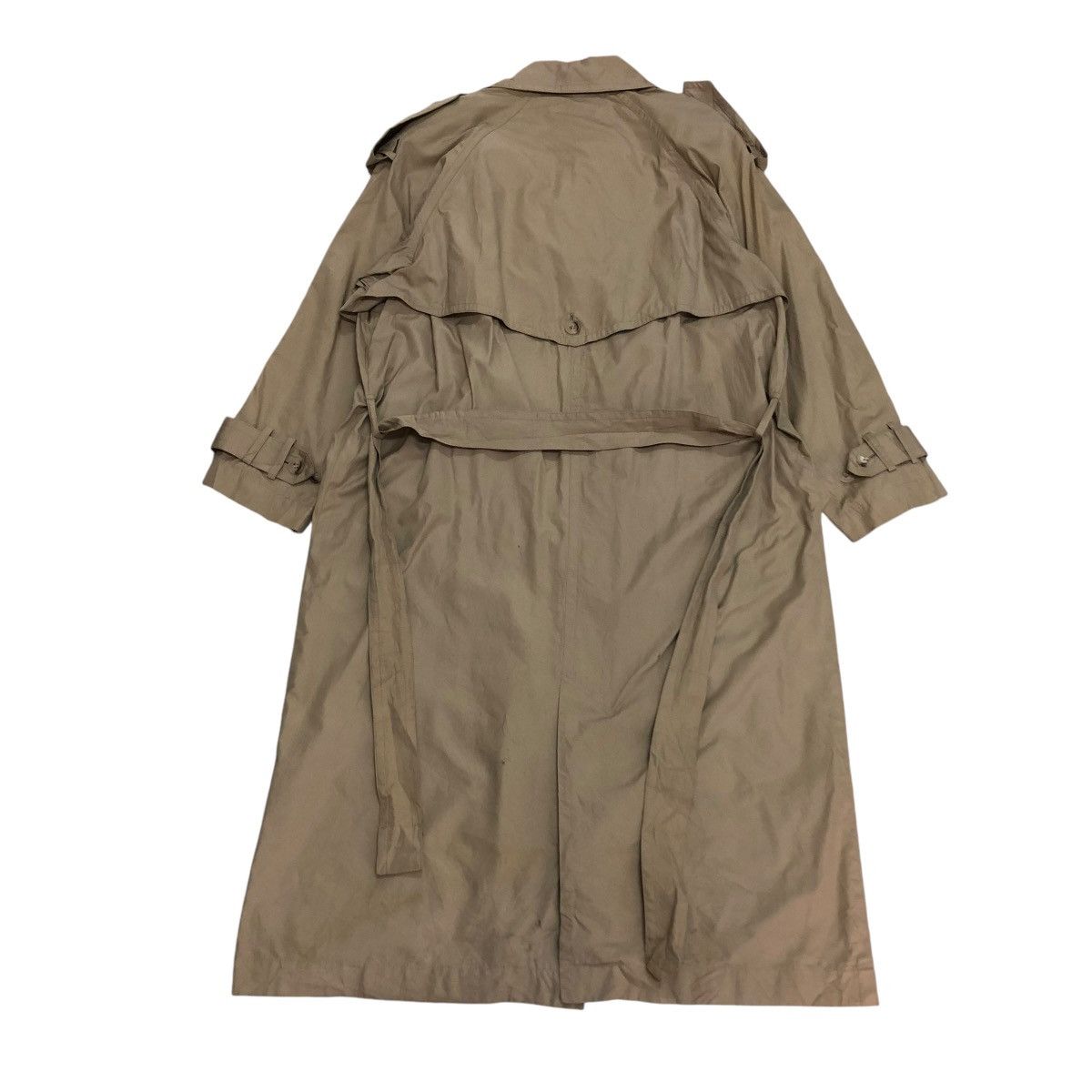 Japanese Brand 🔥VINTAGE TRENCH COATS DOUBLE BREAST QUARTER FLASH 4042331 Size US M / EU 48-50 / 2 - 2 Thumbnail
