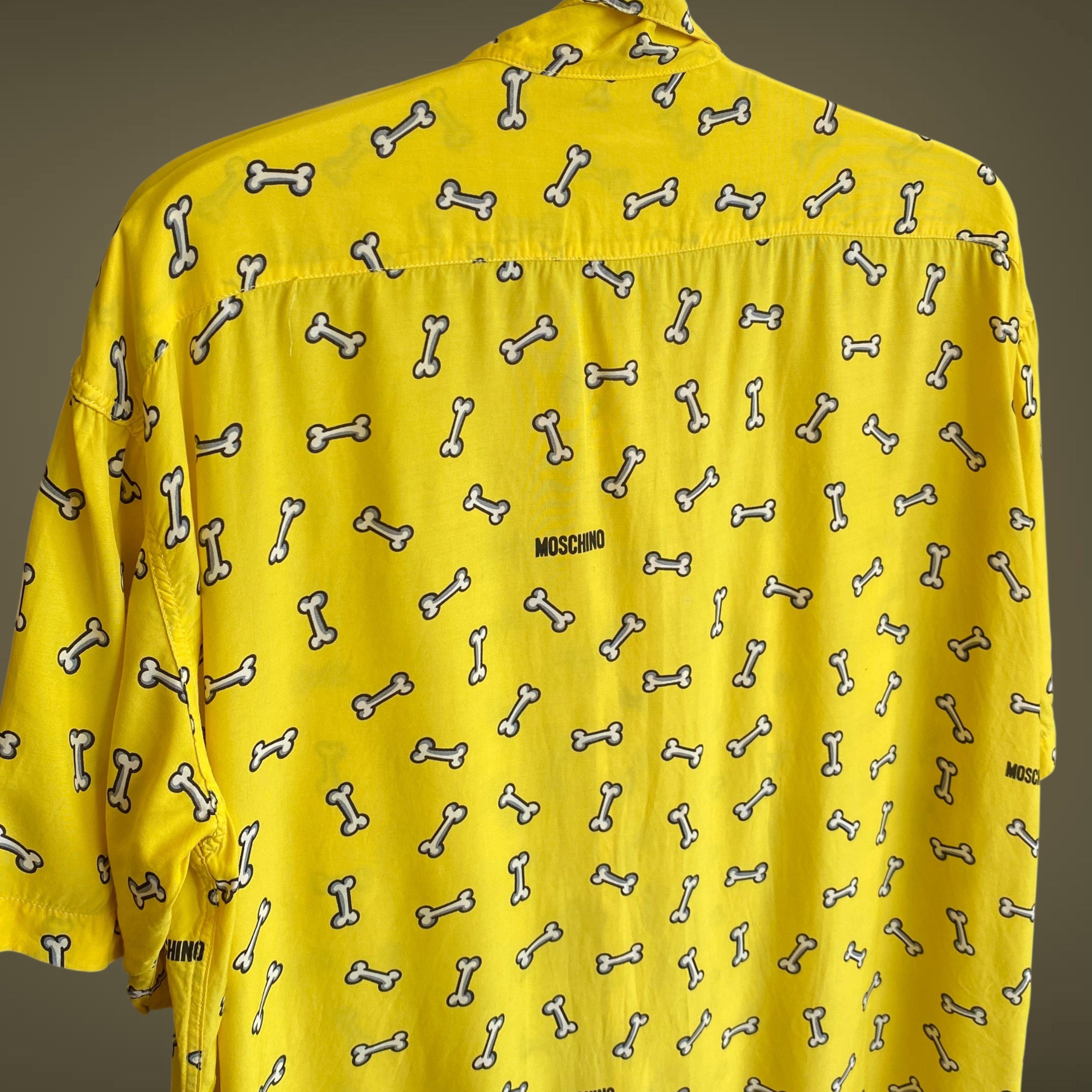 Moschino Moschino 90x Vintage Mens Shirt Size US M / EU 48-50 / 2 - 2 Thumbnail