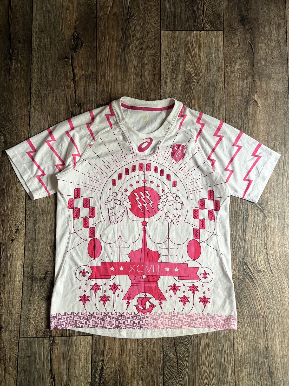 Stade Francais Paris Rugby Jersey 2015/2016 ASICS Shirt