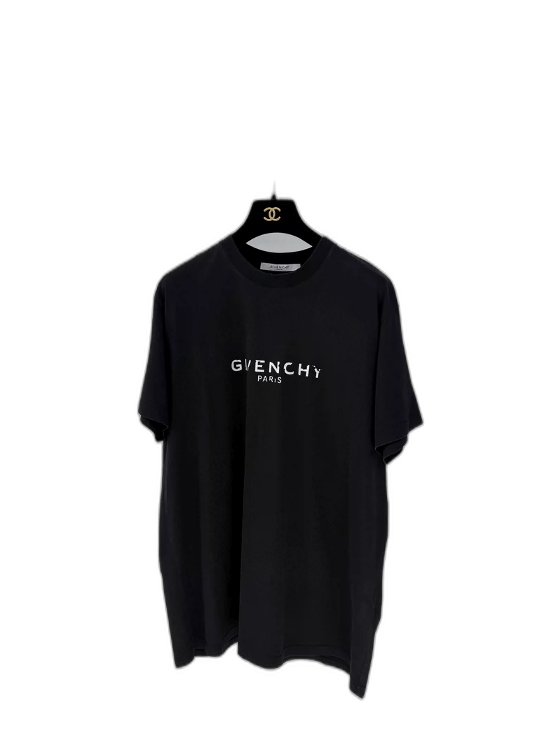 Givenchy Givenchy Black Logo Short Sleeve TShirt -2507
