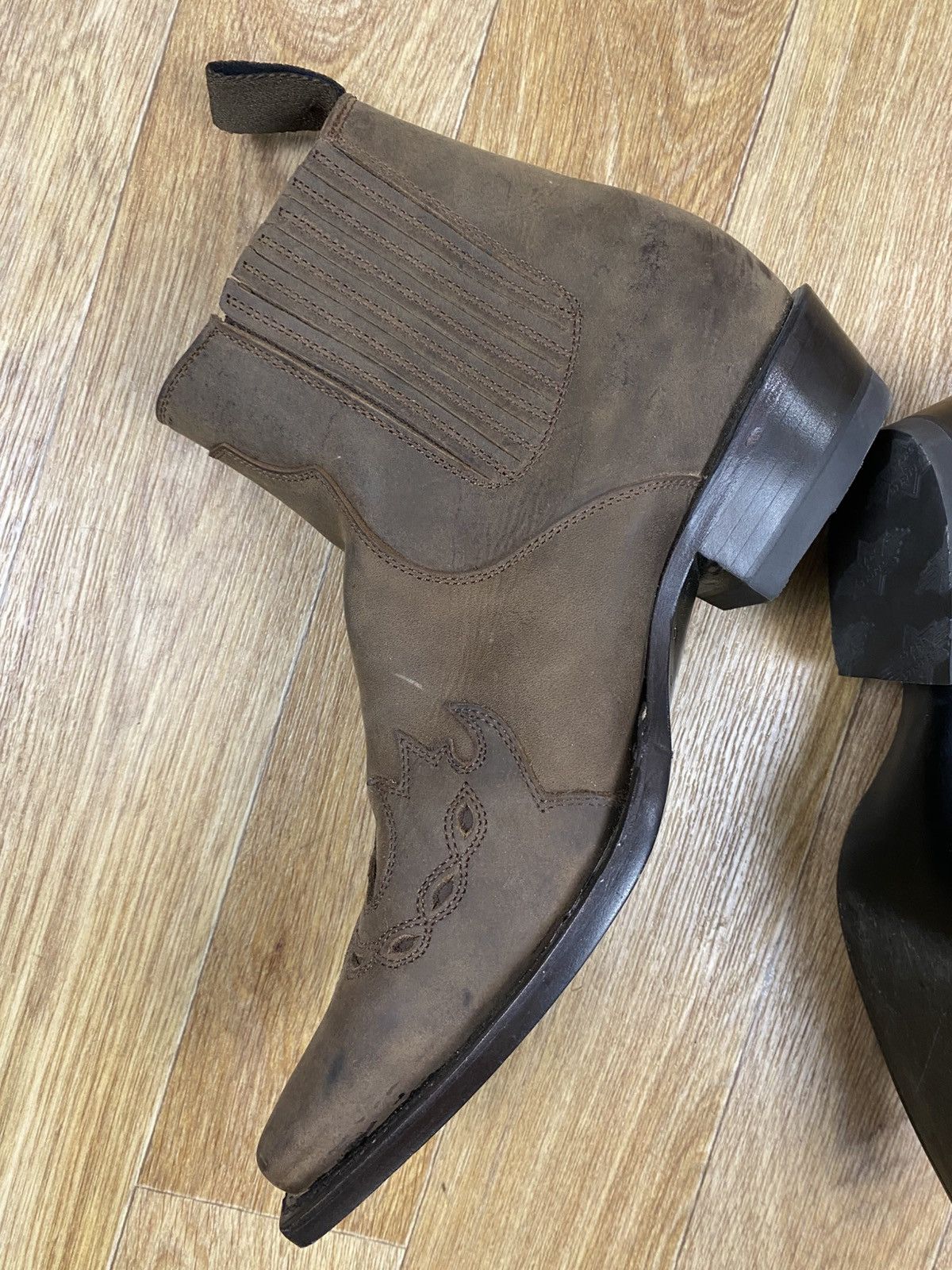 Cowboy Equipment × Stars & Stripes × Vintage Stars & Stripes Cowboy Leather Boots WB-37 Size: 41 Size US 8 / EU 41 - 10 Thumbnail