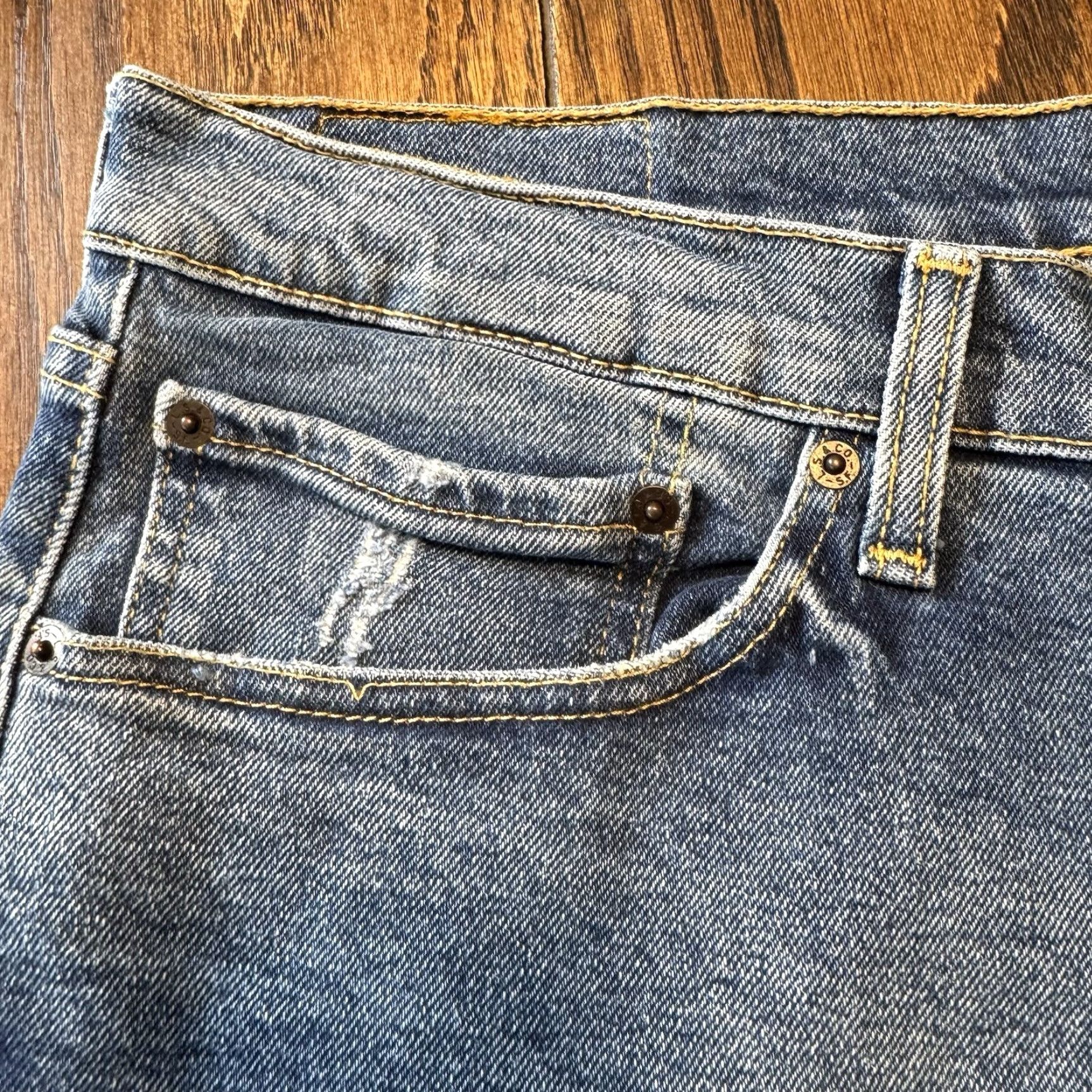 Levi's Levis 505 Jeans Mens 36x32 Stretch Medium Wash Regular Straight Flex Size US 36 / EU 52 - 4 Thumbnail