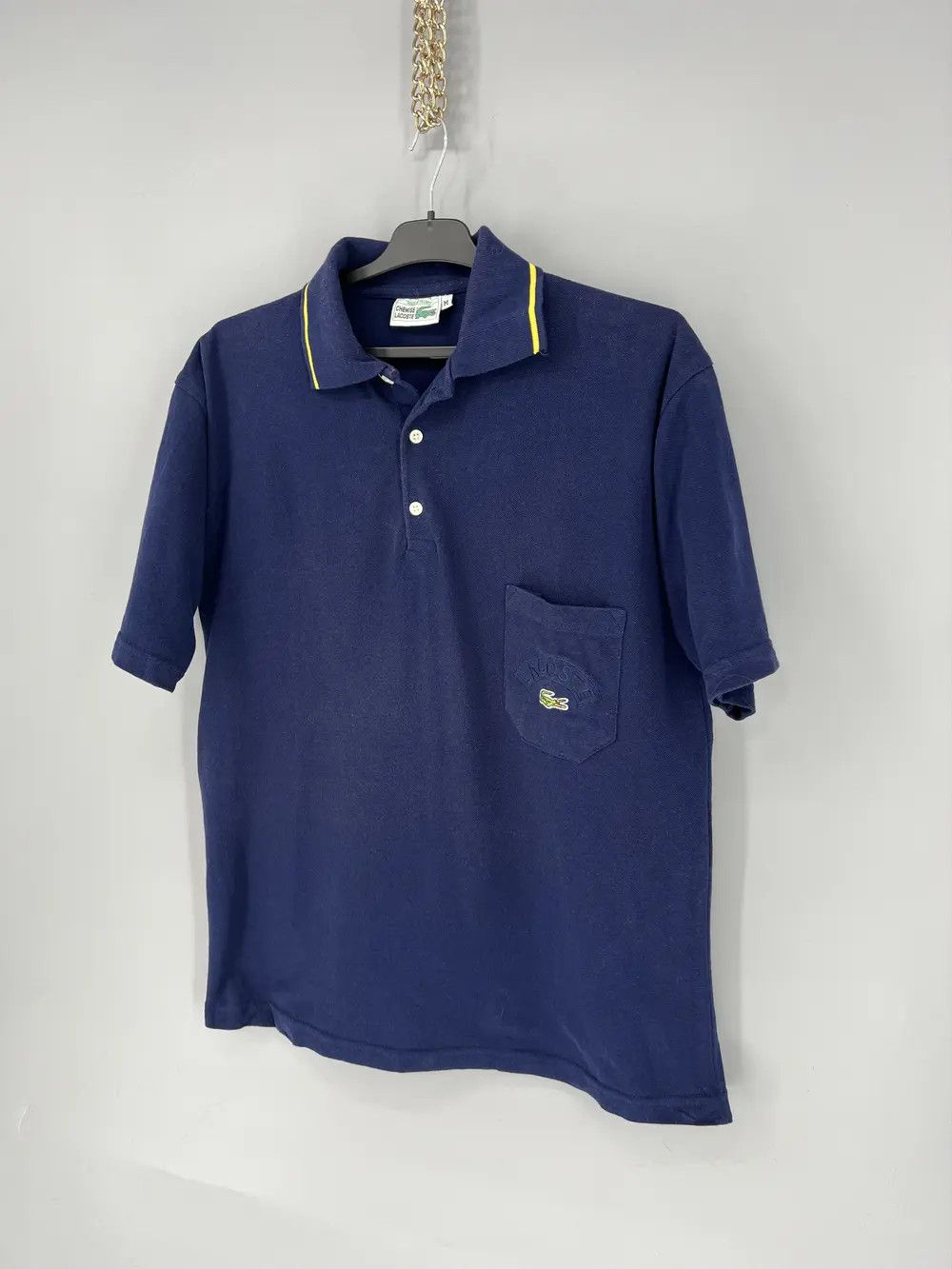 Lacoste Vintage Chemise Lacoste Big Logo Made in France Polo t-shirt Size US M / EU 48-50 / 2 - 3 Thumbnail