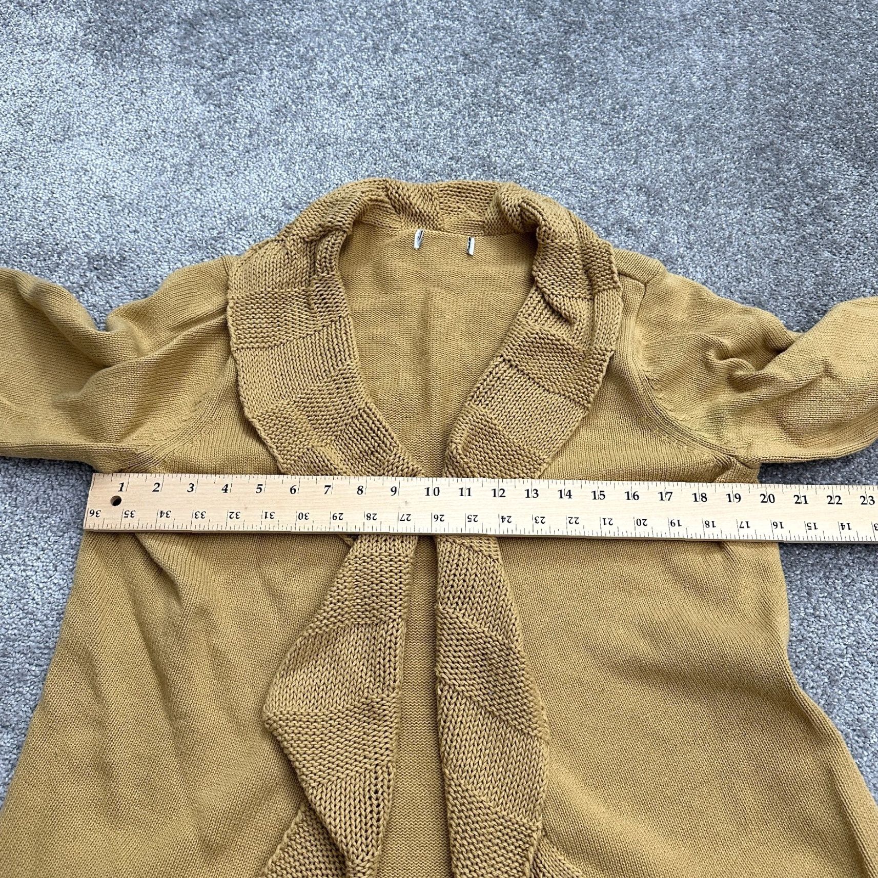 Vintage Unbranded Cardigan Sweater Women Medium Brown Open Front Chunky-Knit Casual Workwear Size M / US 6-8 / IT 42-44 - 6 Thumbnail