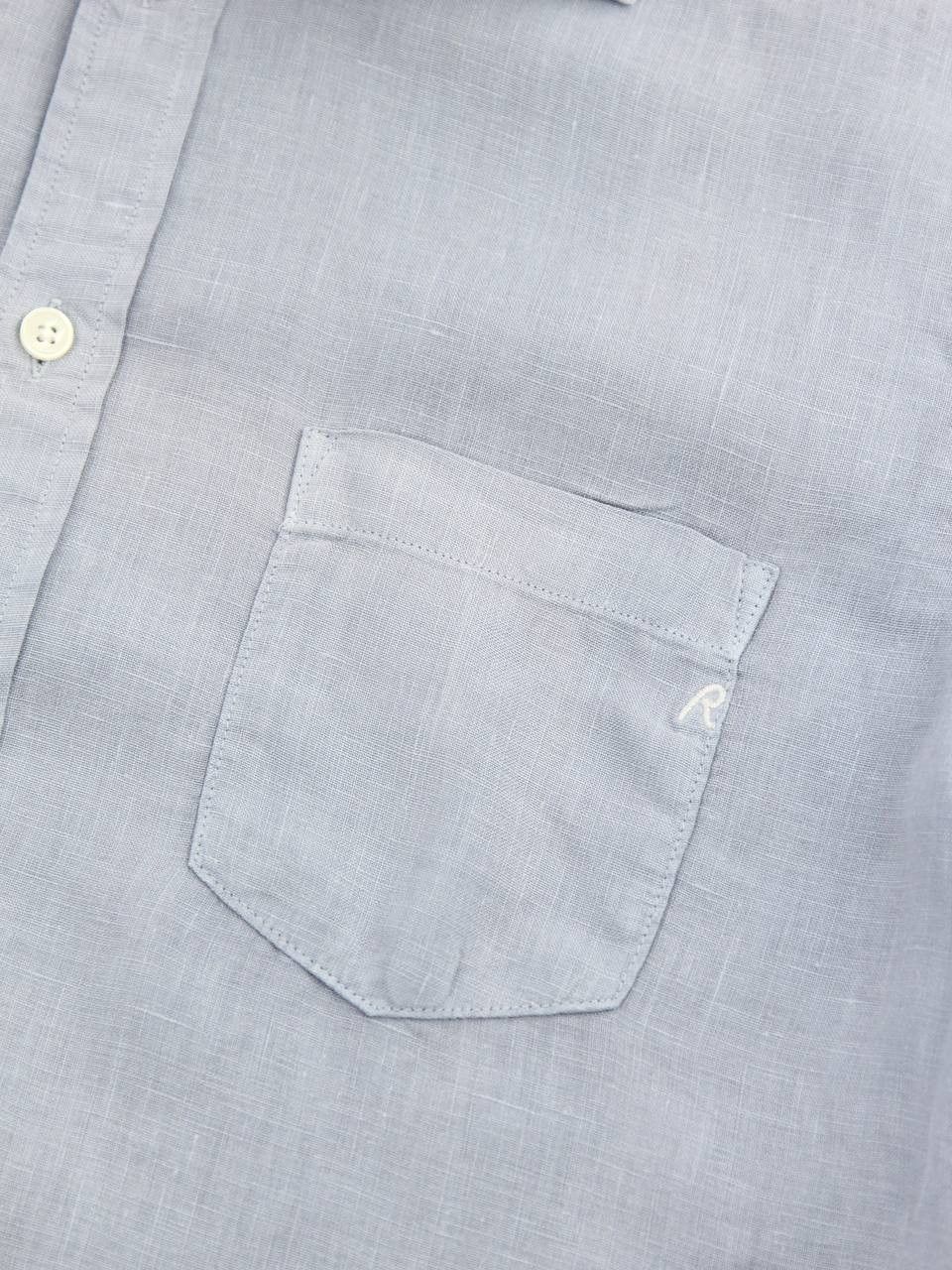 Replay REPLAY Linen blue shirt Size US M / EU 48-50 / 2 - 8 Thumbnail