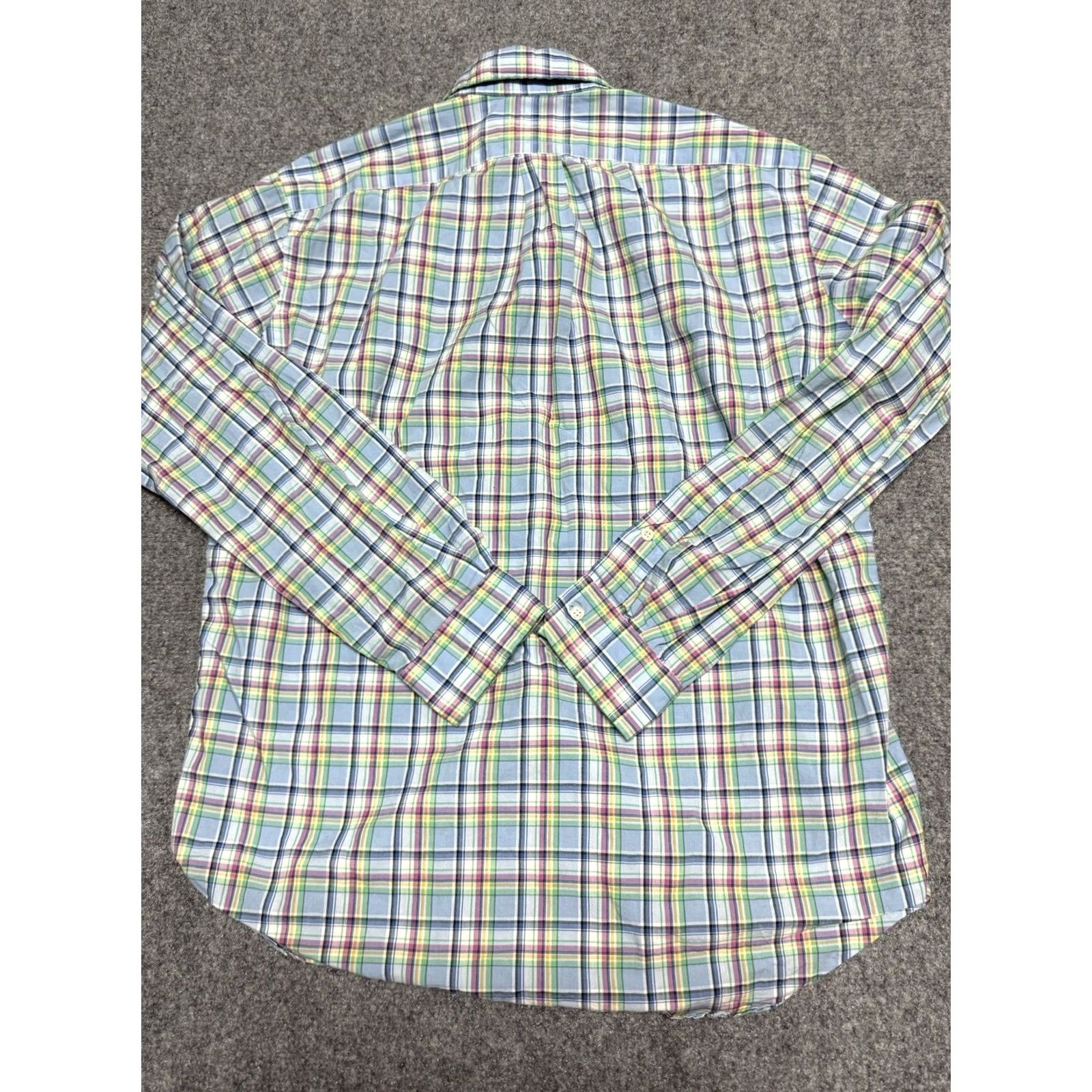 Polo Ralph Lauren Polo Ralph Lauren Shirt Mens Medium Blue PinkPink Yellow Easter Plaid Church Button-Up Size US M / EU 48-50 / 2 - 4 Thumbnail