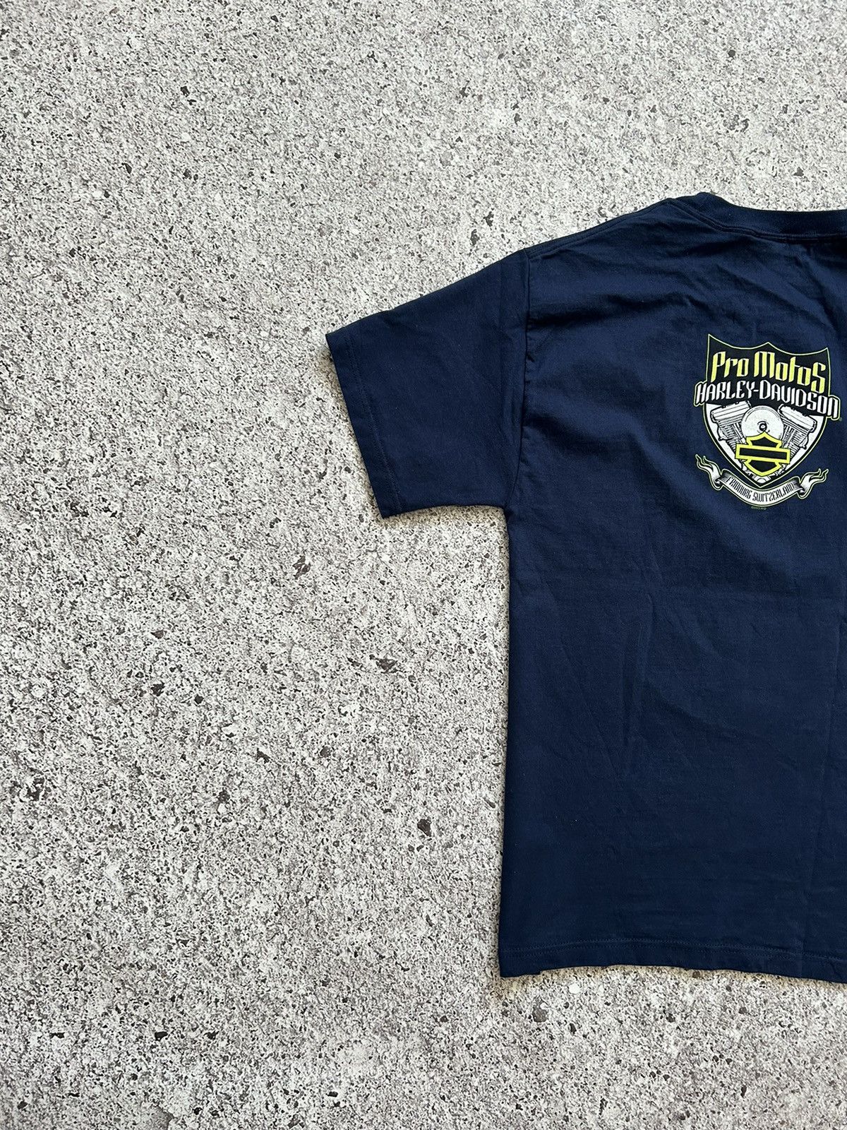 Band Tees × Harley Davidson × Vintage Pro Motos Harley Davidson Switzerland Y2K Hype T-Shirt 2023 Size US M / EU 48-50 / 2 - 7 Thumbnail