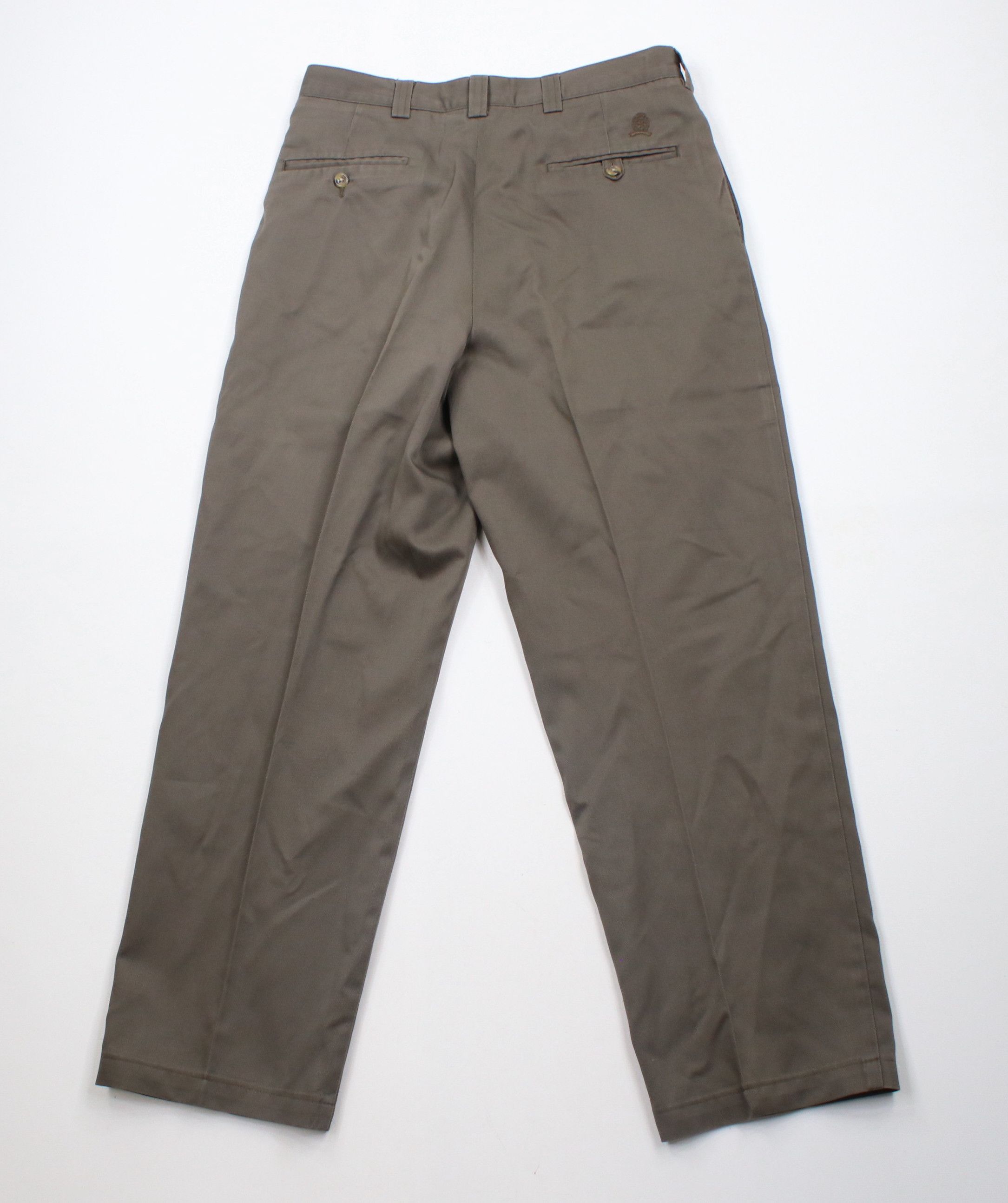 パンツ wide chino pants 90s vintage Vintage 90s Tommy Hilfiger Wide Leg Chino Pants Breen