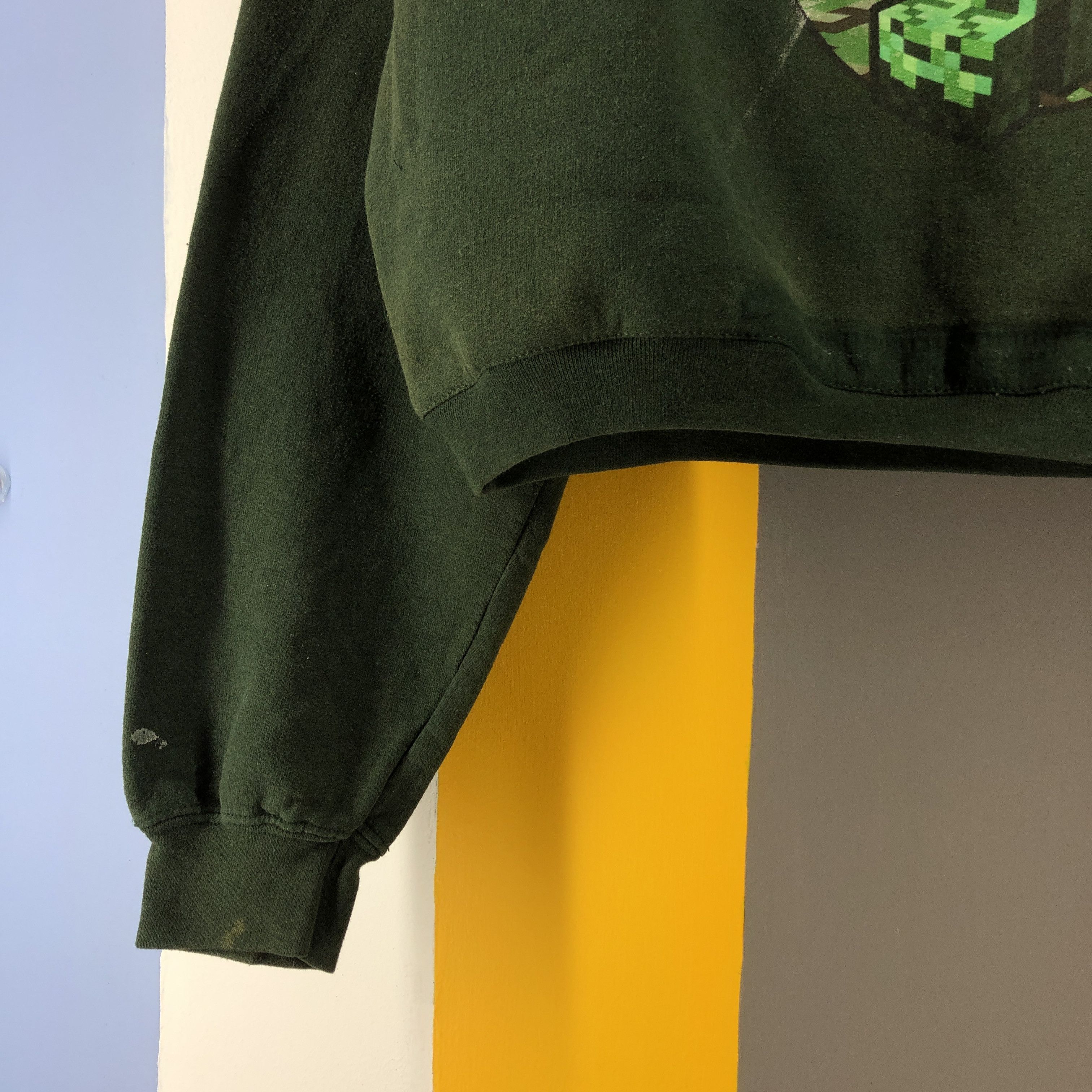 Gildan Y2K Vintage LOVE CRAFT by GILDAN Crop Hoodie #0770/N Size M / US 6-8 / IT 42-44 - 5 Thumbnail