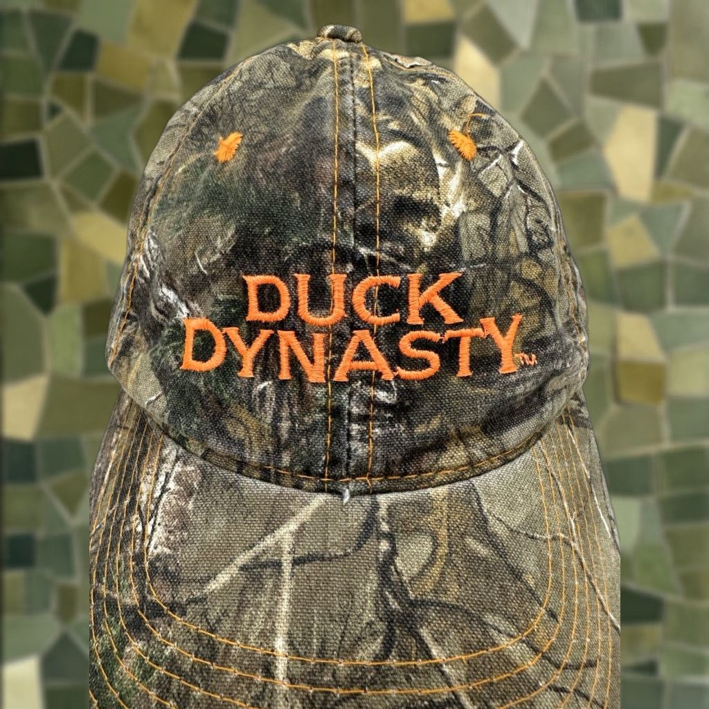 Vintage Outdoor Cap Baseball Cap Men One Size Adjustable Green Duck Dynasty Camouflage Logo Size ONE SIZE - 1 Thumbnail