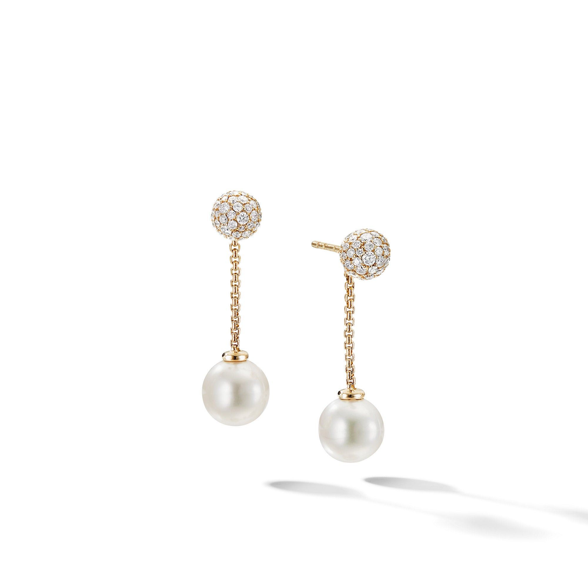 o1w1db10525 E14878D Earrings in 18K Gold with Diamond