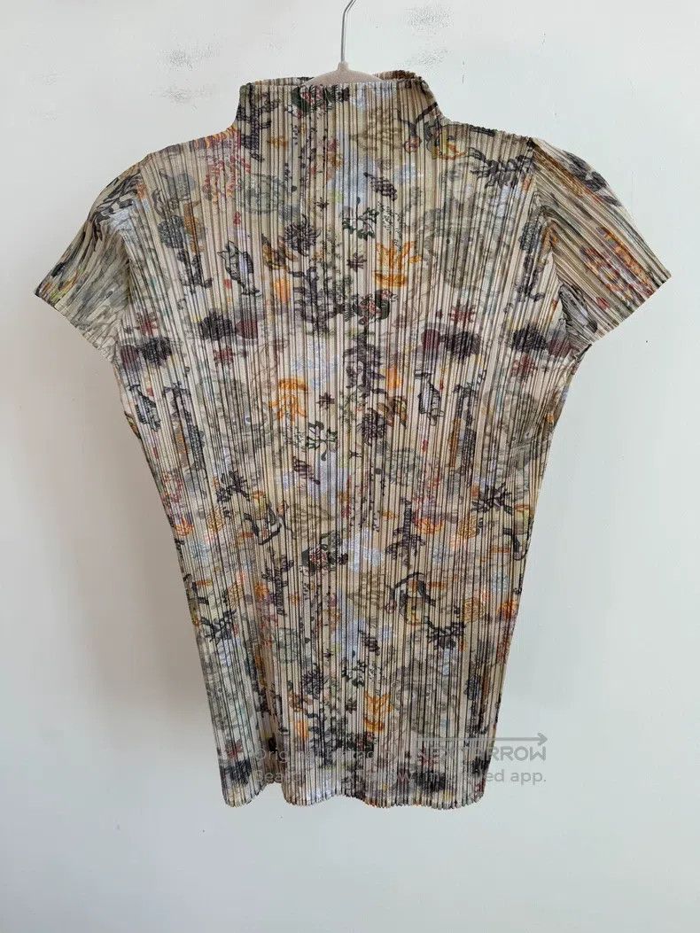 Issey Miyake Issey Miyake Brown Short Sleeve Size L / US 10 / IT 46 - 1 Thumbnail