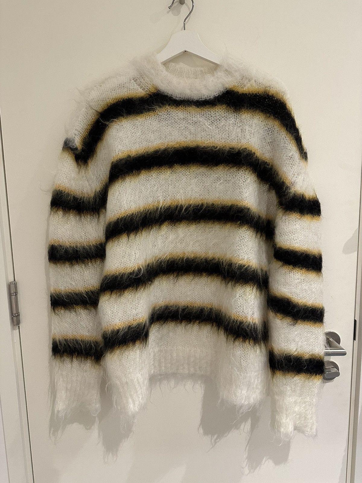 Marni mohair striped sweater