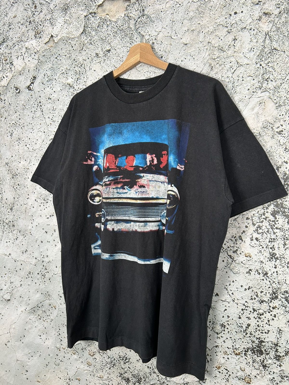 Band Tees U2 1992 Zoo TV Tour Rock Band Tee Vintage Single Stitch Rare Size US XL / EU 56 / 4 - 3 Thumbnail