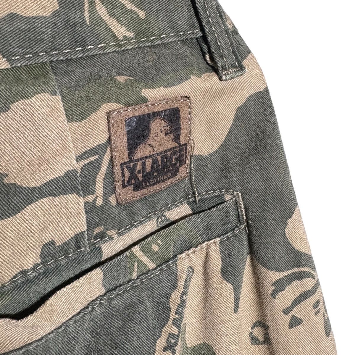 Vintage × X-LARGE Vintage X Large Skateboard Camo Pants Size US 32 / EU 48 - 5 Thumbnail