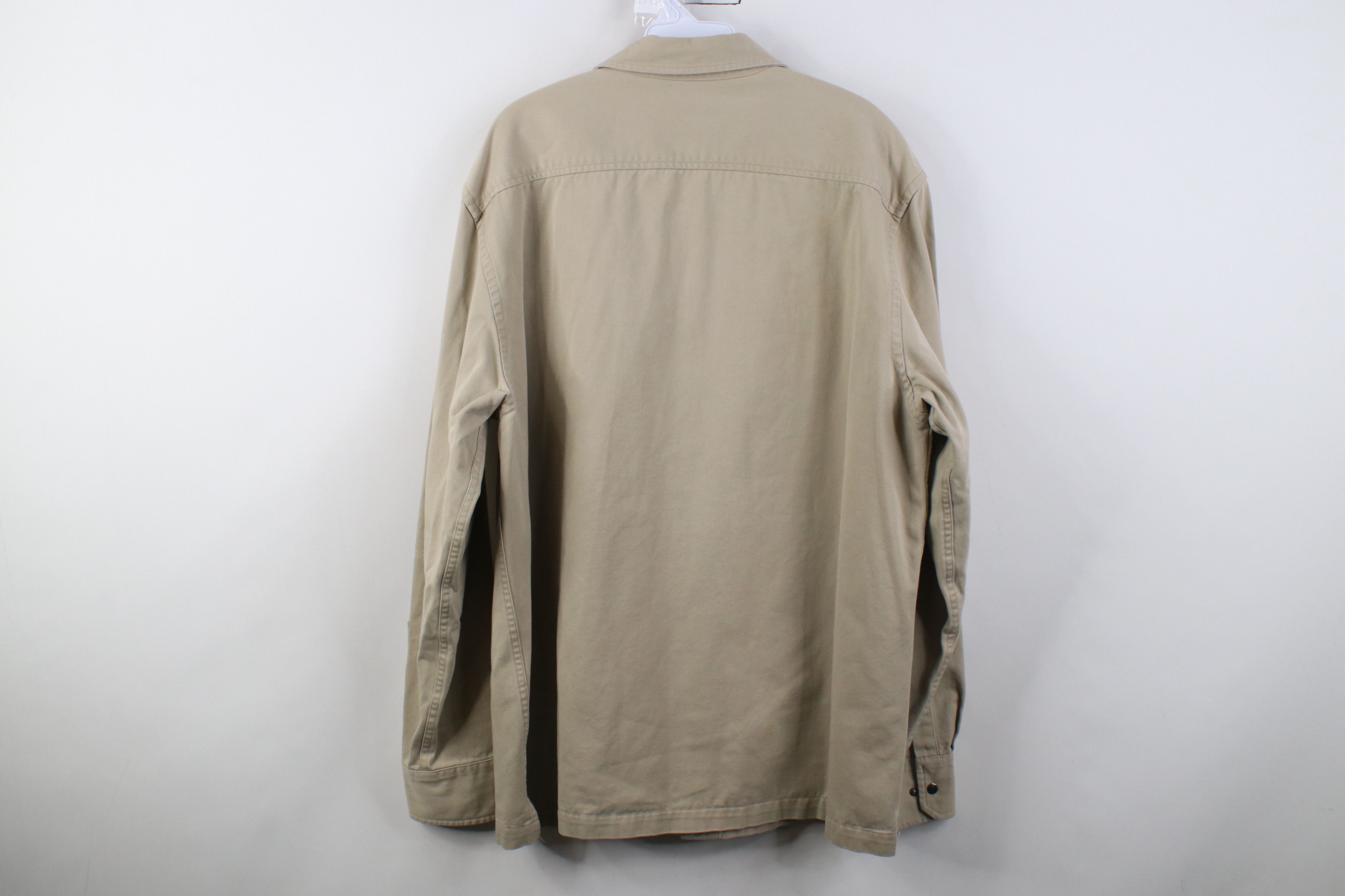 Banana Republic Vintage Y2K 2002 Banana Republic Snap Button Shirt Jacket Size US L / EU 52-54 / 3 - 14 Thumbnail