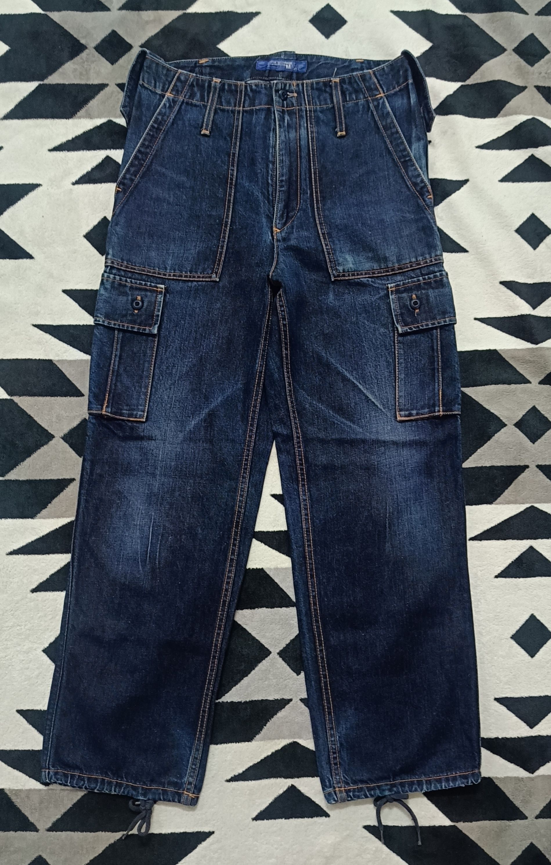 Junya Watanabe 🔥🔥Rare Junya Watanabe CDG 2004 Military Denim Cargo Pants Size US 30 / EU 46 - 3 Thumbnail