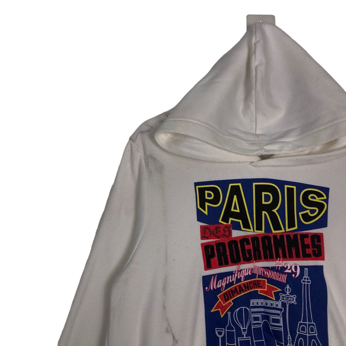 Hysteric Glamour 🔥 Vtg Hoodie Pull Over Paris Program Big Logo Spell Out Size US M / EU 48-50 / 2 - 7 Thumbnail