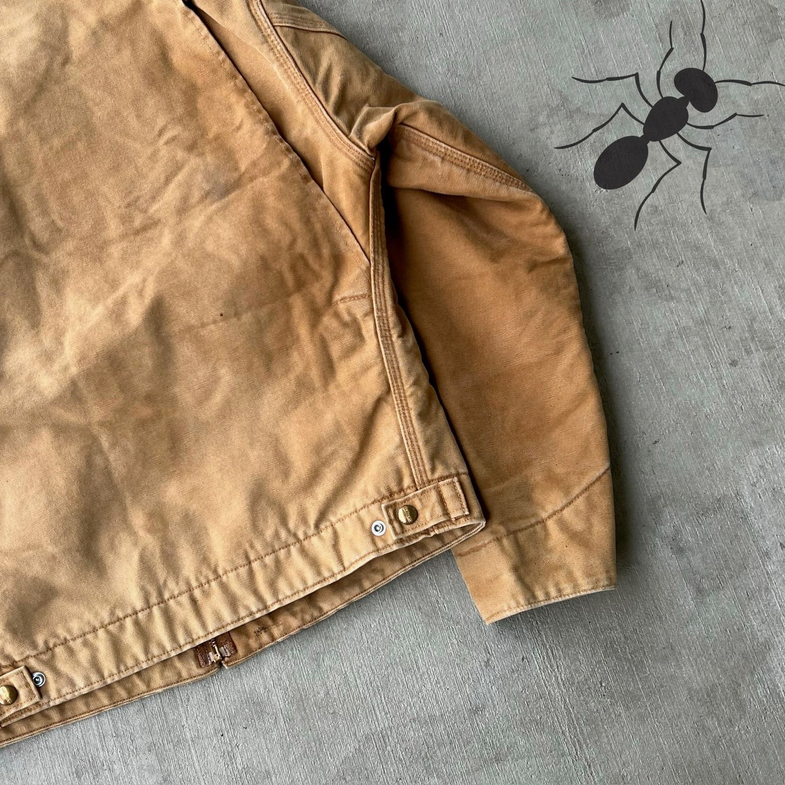 Carhartt × Vintage Carhartt J01 BRN brown detroit work wear jacket Size US S / EU 44-46 / 1 - 15 Thumbnail