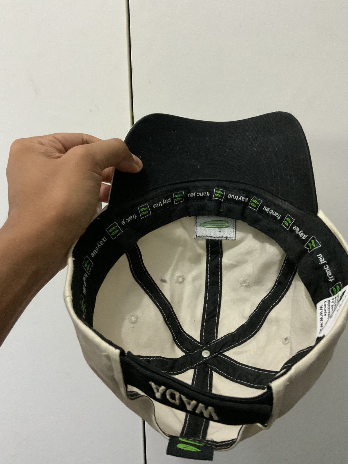 Japanese Brand Play True | Franc Jeu Spellout Big Logo Hat Size ONE SIZE - 8 Thumbnail