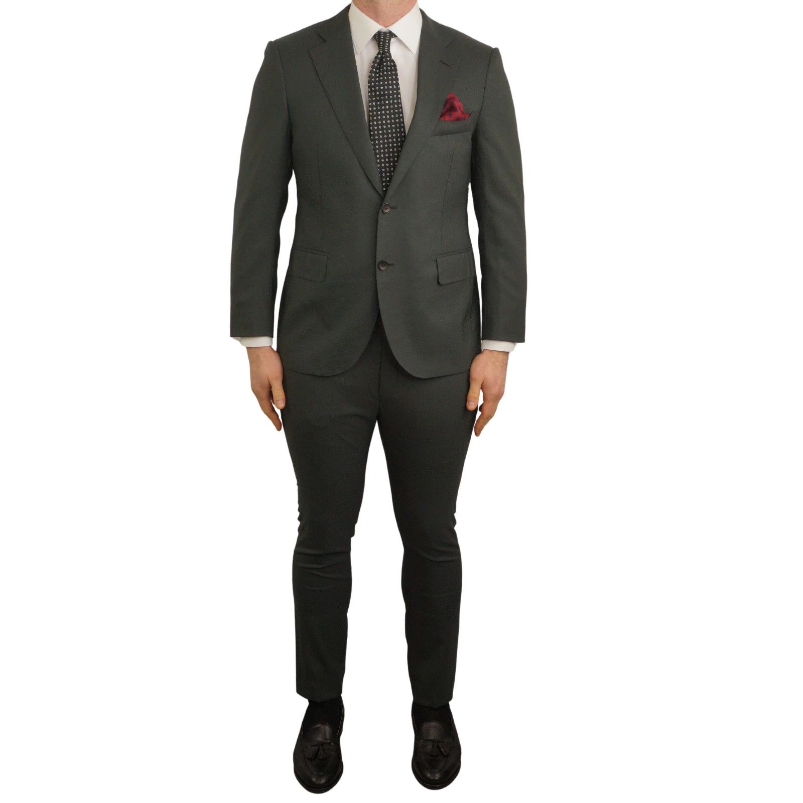 Suitsupply Men Suitsupply Suit Lazio Rustic Tropical Skinny Leg US42S Size 42S - 1 Thumbnail