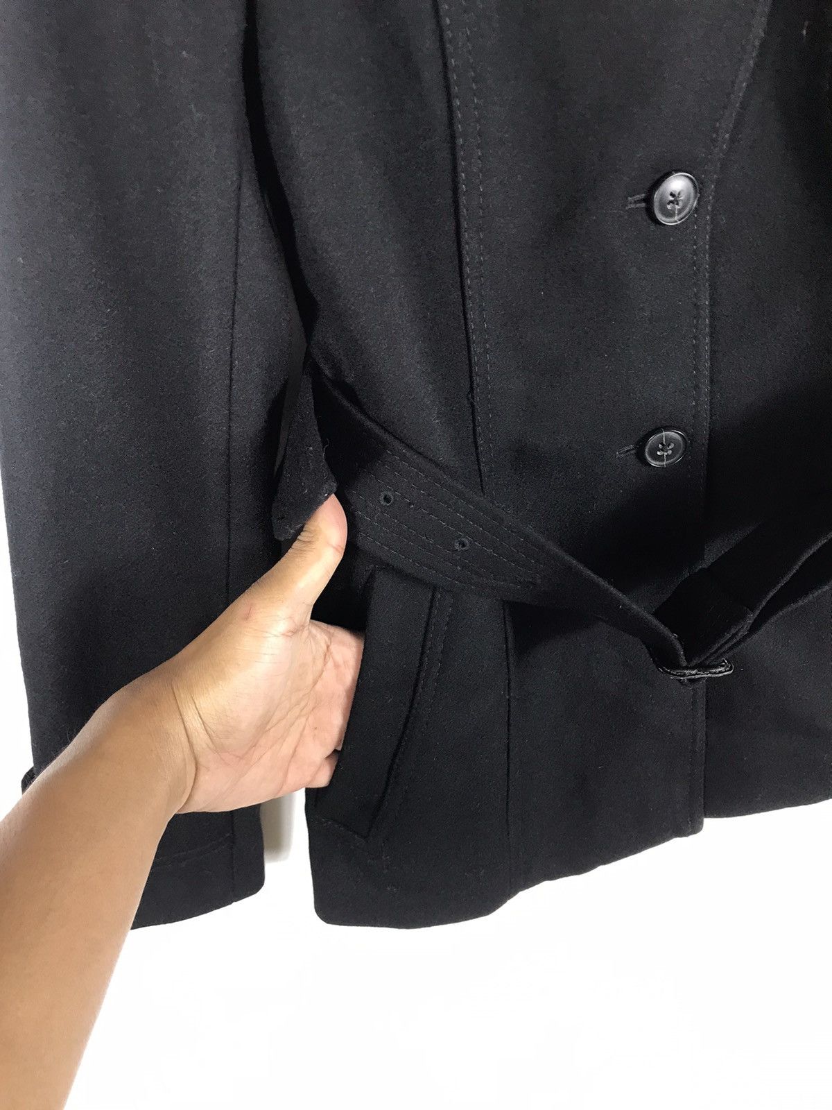 Banana Republic × Fashion Nova 🌟Banana Republic Nova Fides Wool Button Coat Jacket Size XS / US 0-2 / IT 36-38 - 6 Thumbnail