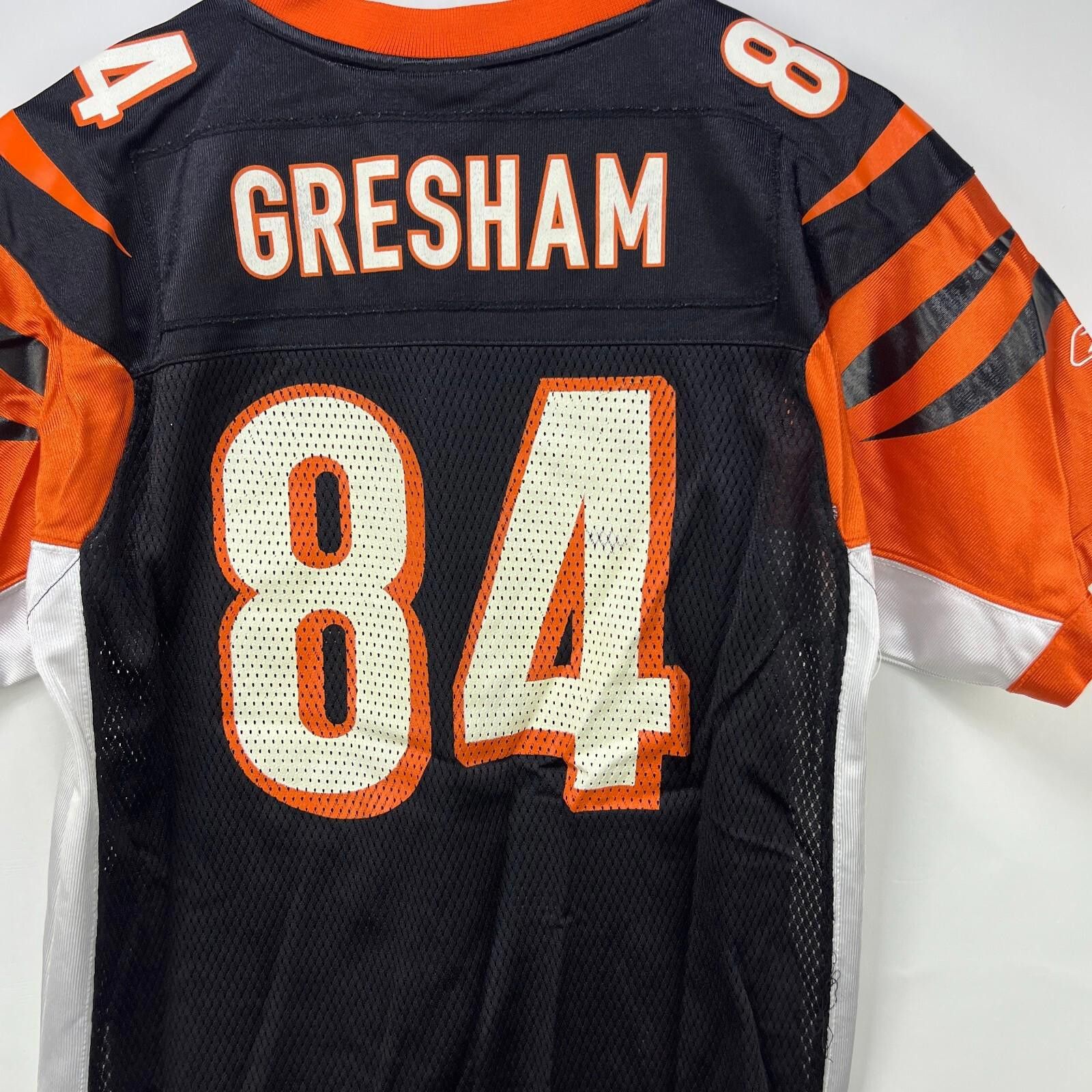 Reebok Vintage Cincinnati Bengals Jersey Gresham Youth Large Size ONE SIZE - 5 Thumbnail