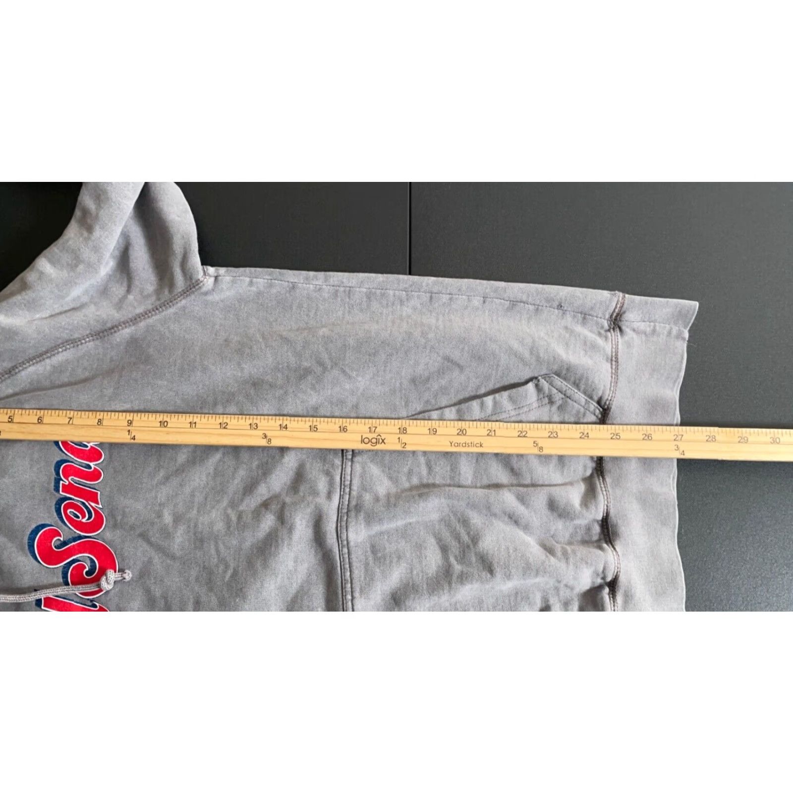 Vintage VINTAGE Full Send Hoodie Shirt Adult Medium Gray Distressed Pumpkin Graphic 90s? Size US M / EU 48-50 / 2 - 6 Thumbnail