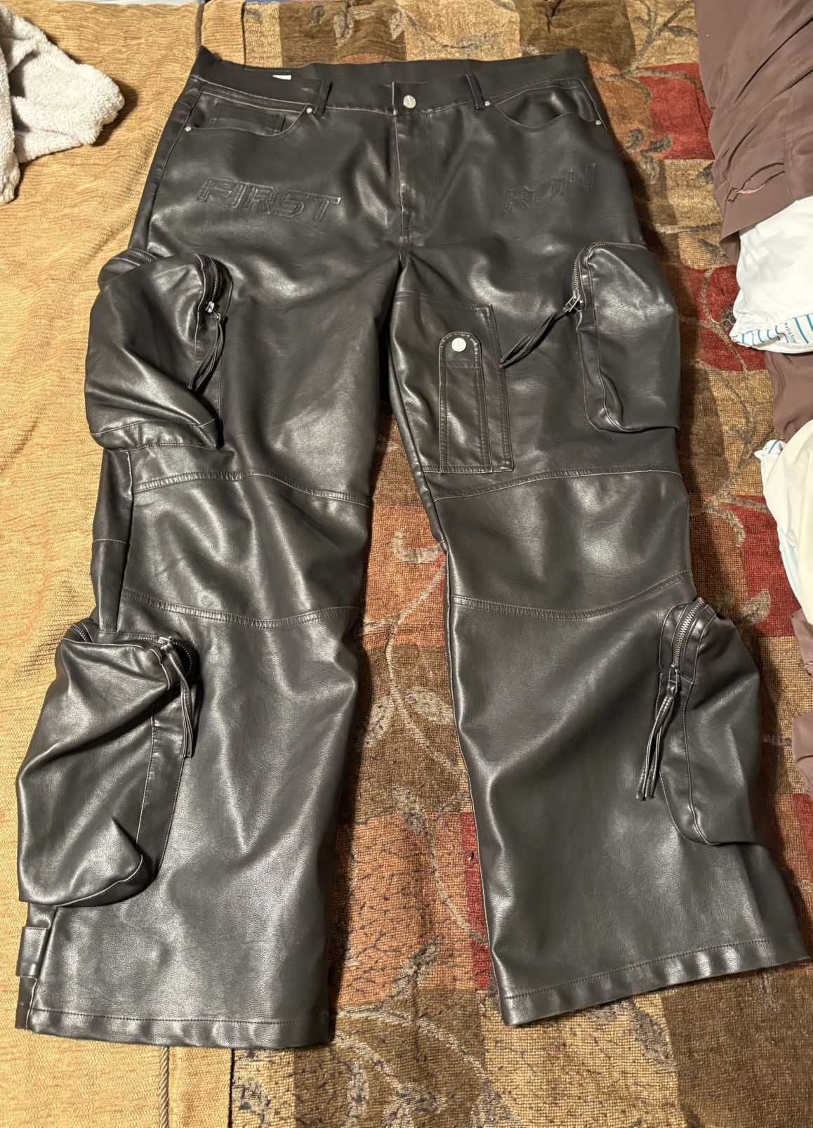 Other First Row Baggy Leather Cargos Size US 32 / EU 48 - 1 Thumbnail