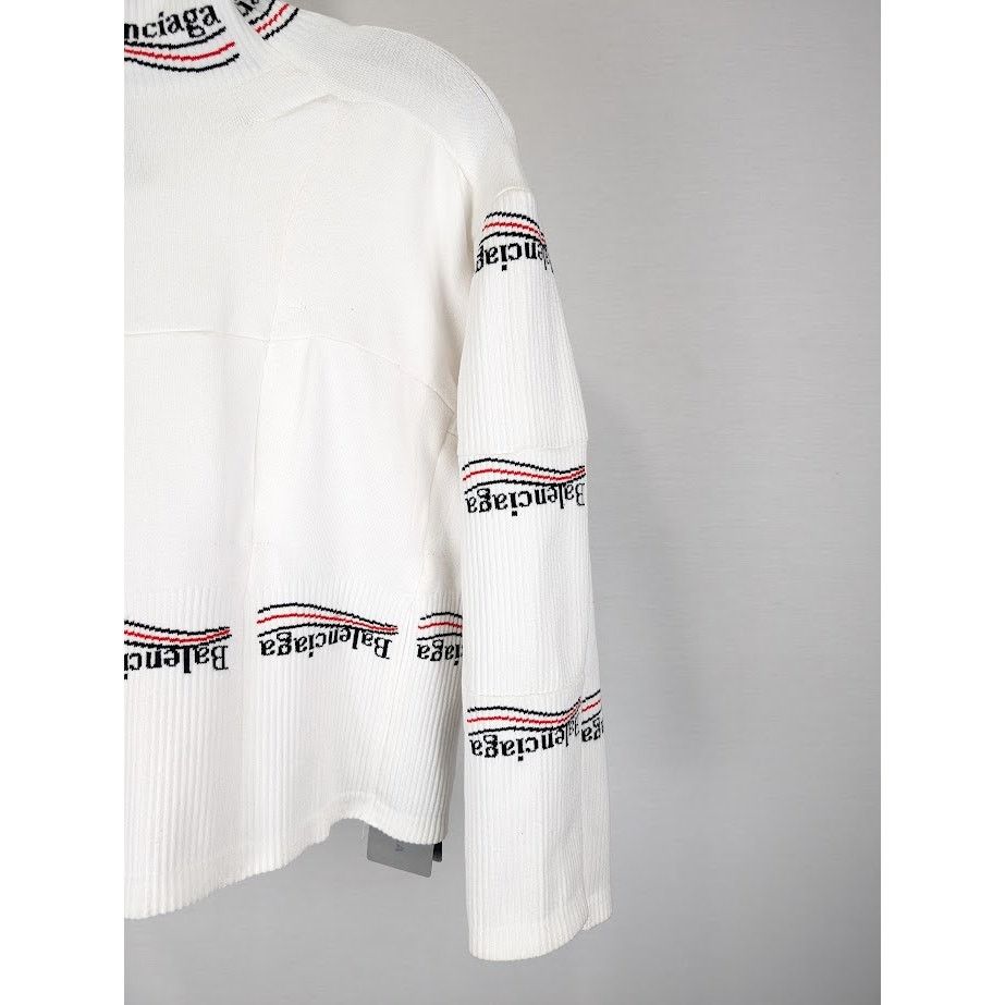 Balenciaga o1rshd1 Socks Jumper Political Tennis Socks in White Size US S / EU 44-46 / 1 - 4 Thumbnail