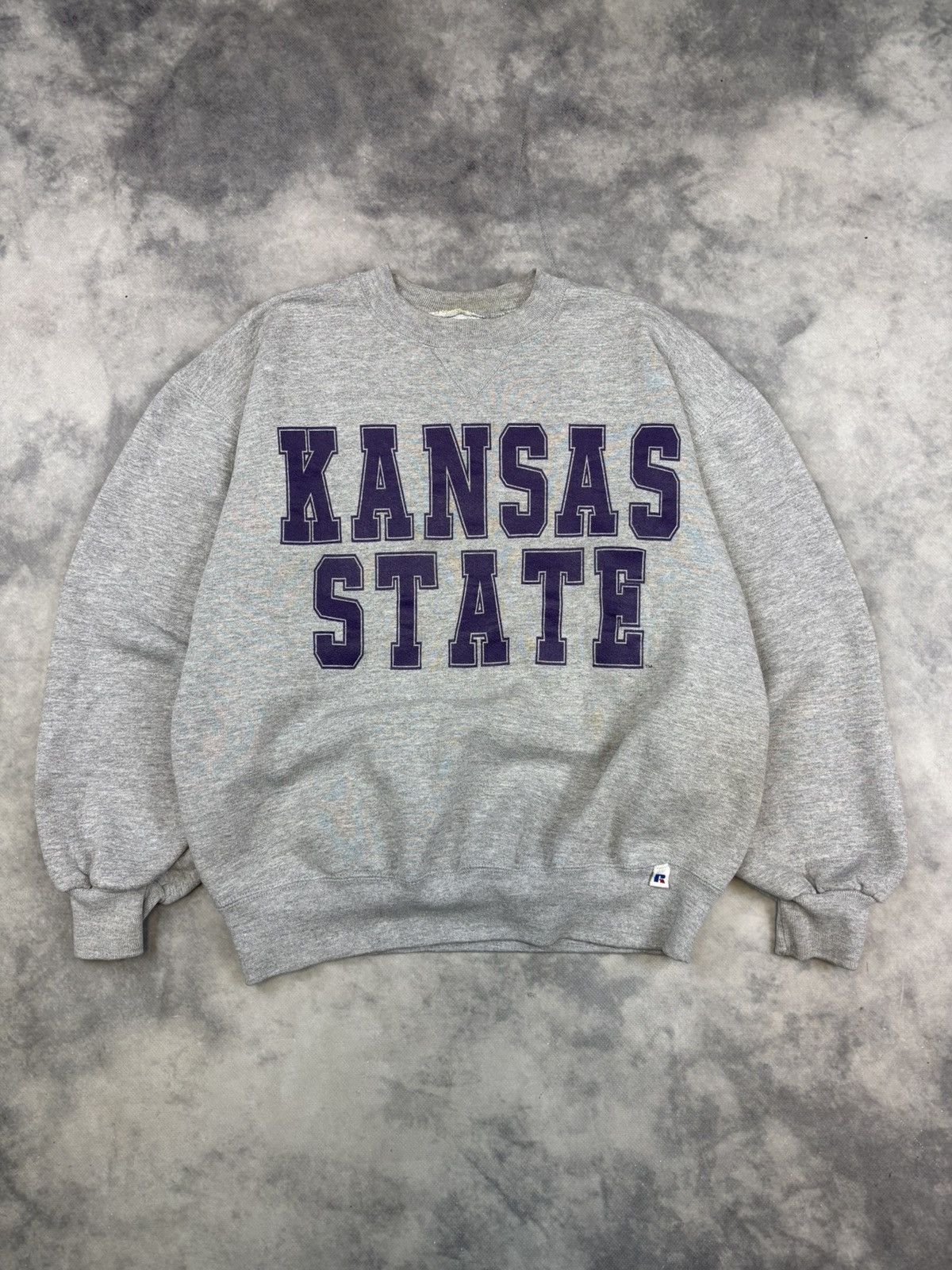 Kansas State Russell Athletic Boxy Crewneck USA College drip