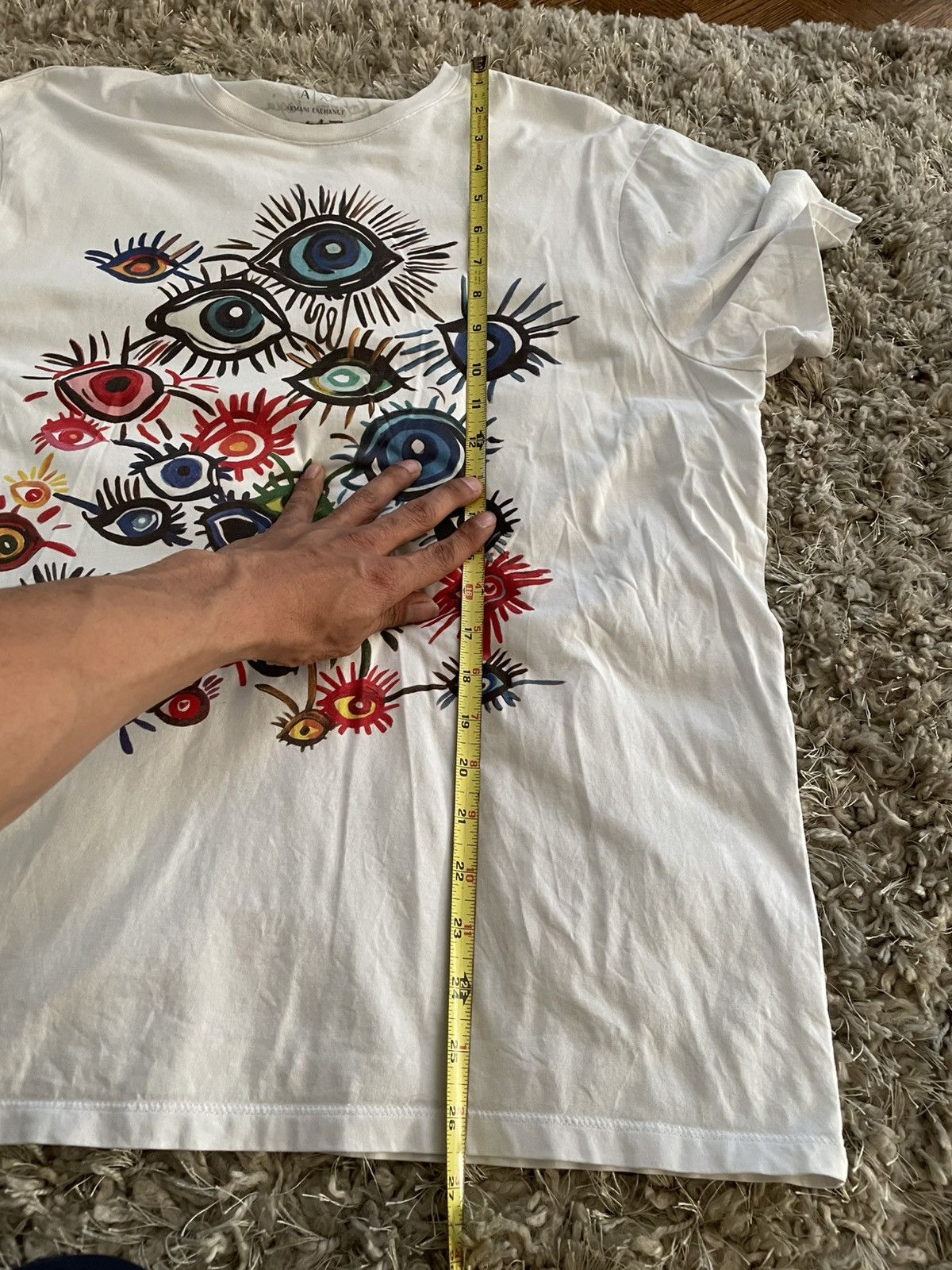 Armani Exchange Armani Exchange x Katerina Vagia White Tee Size US XL / EU 56 / 4 - 7 Thumbnail