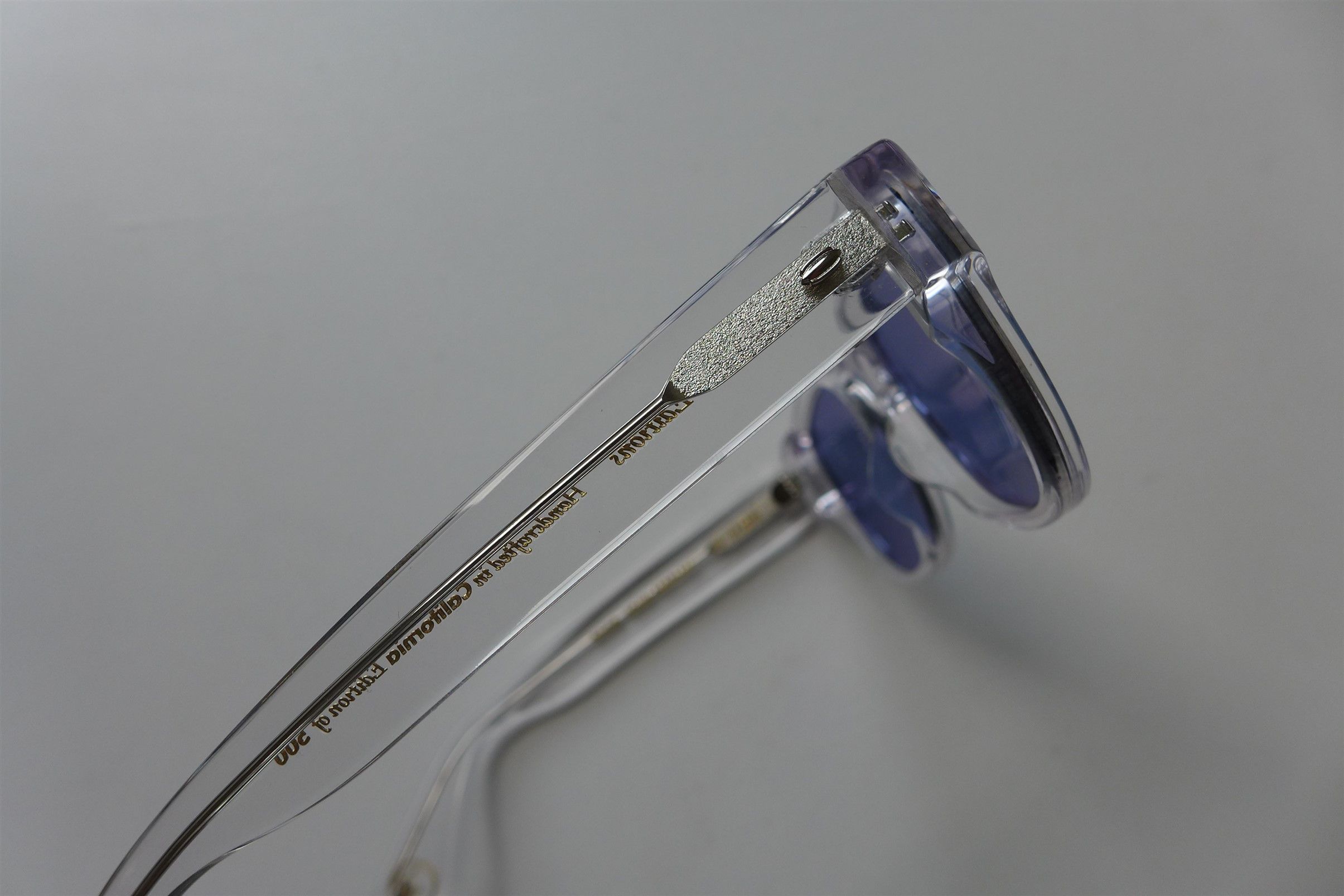 Garrett Leight GLCO x John Terzian Sunglasses -- Clear Acetate Size ONE SIZE - 11 Thumbnail