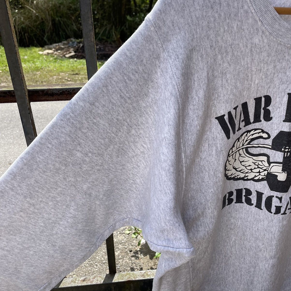 Vintage 🔥Vintage War Eagle Brigade Big Logo Distress Sweatshirts Size US M / EU 48-50 / 2 - 7 Thumbnail