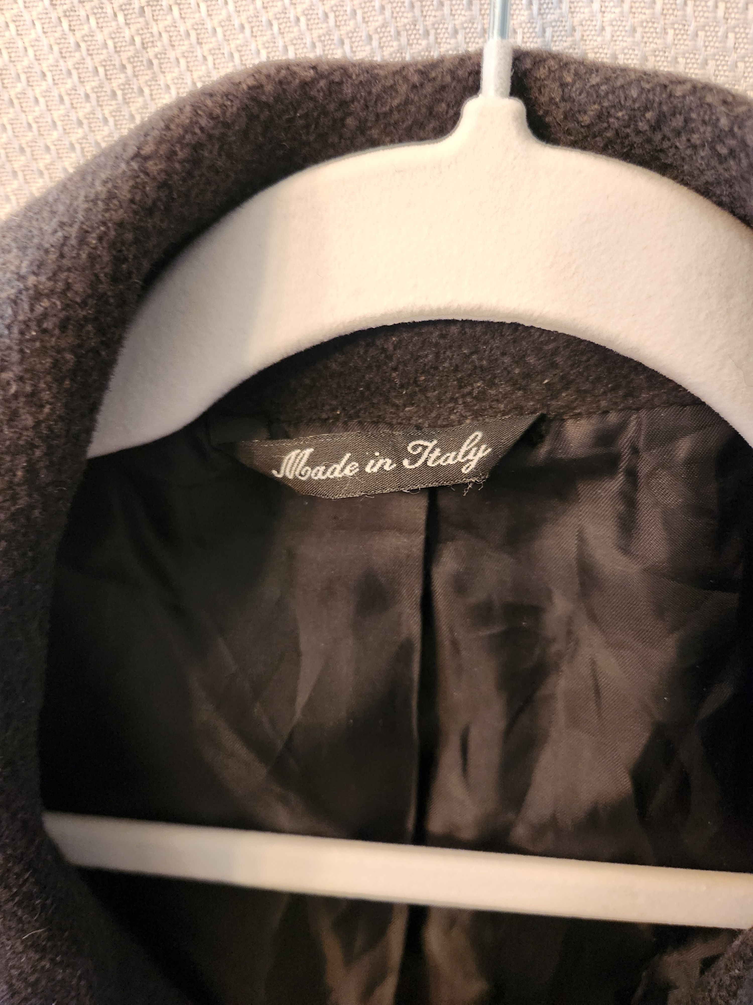 Other Italian Made Wool Blend Gray Double Breasted Peacoat Size US L / EU 52-54 / 3 - 4 Thumbnail