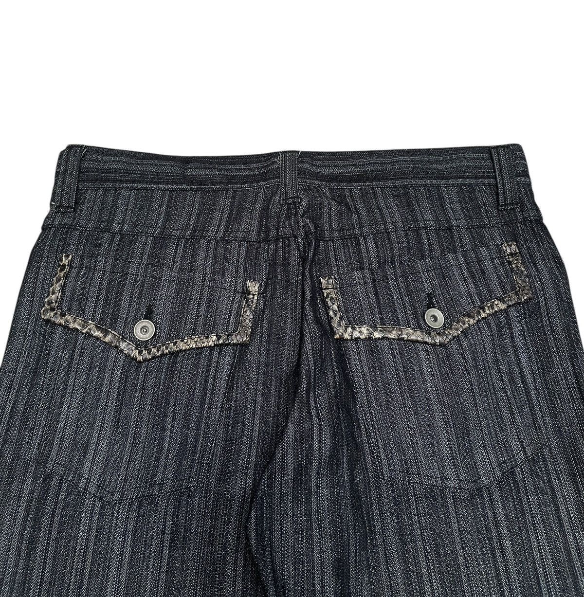 Japanese Brand Rare Design Vintage Brand Takaiq Flared Hickory Pants 1990s Size US 35 - 4 Thumbnail