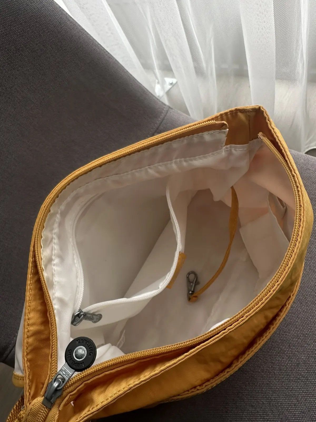 Vintage Vintage Kipling Yellow Bag Y2K Backpack Size ONE SIZE - 13 Thumbnail