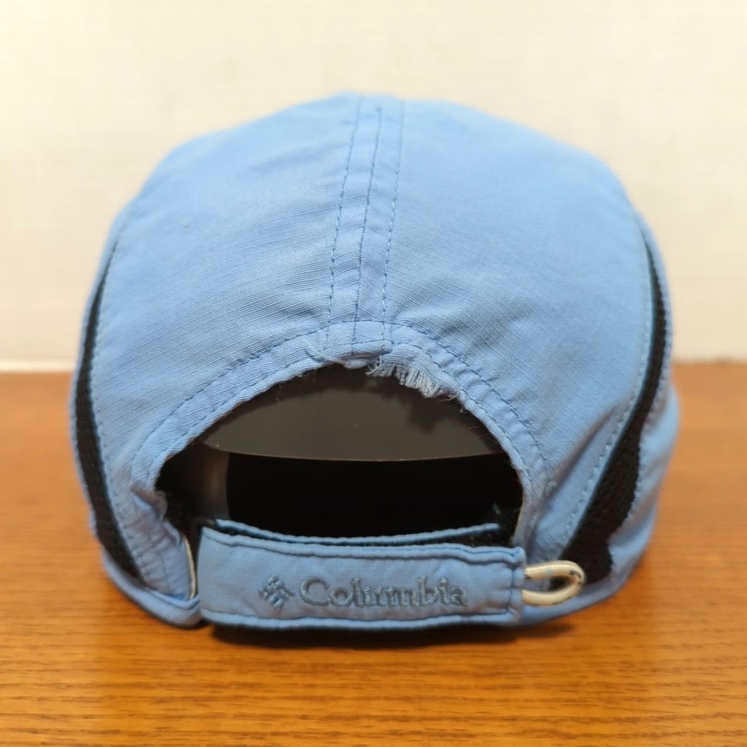 Vintage Columbia Hat Cap Strap Back Light Blue Athletic Lightweight Running Panel Men's Baseball Cap Size ONE SIZE - 5 Thumbnail