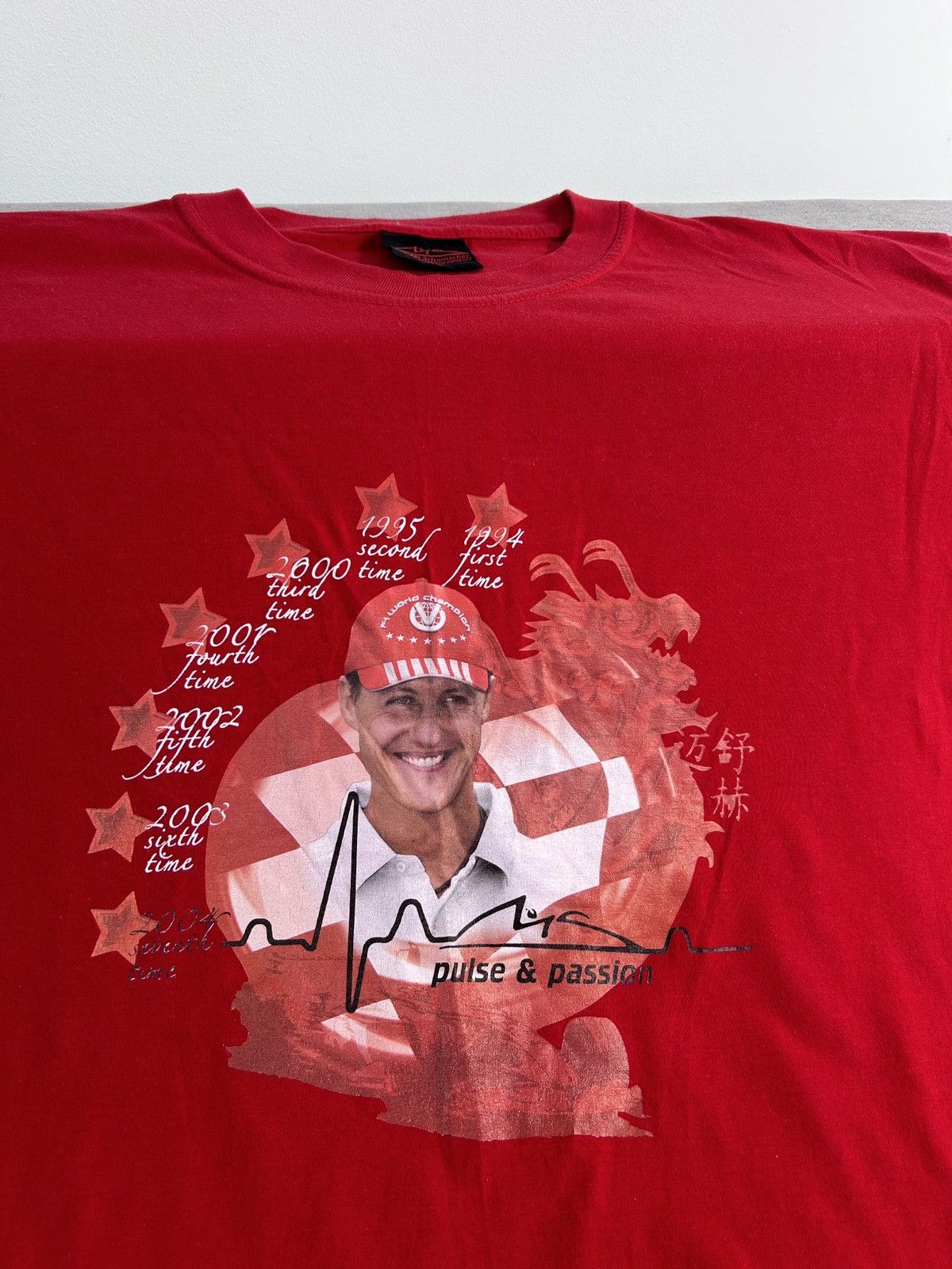 Vintage Michael Schumacher F1 Vintage Tee XL/XXL Size US XL / EU 56 / 4 - 4 Thumbnail