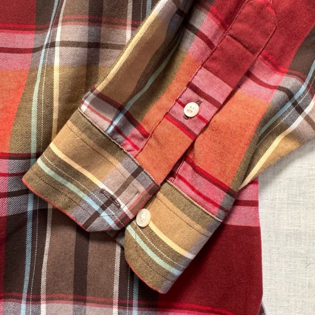 Daniel Cremieux Daniel Cremieux Classics Red Plaid Thin Cotton Button Down Size US XL / EU 56 / 4 - 4 Thumbnail