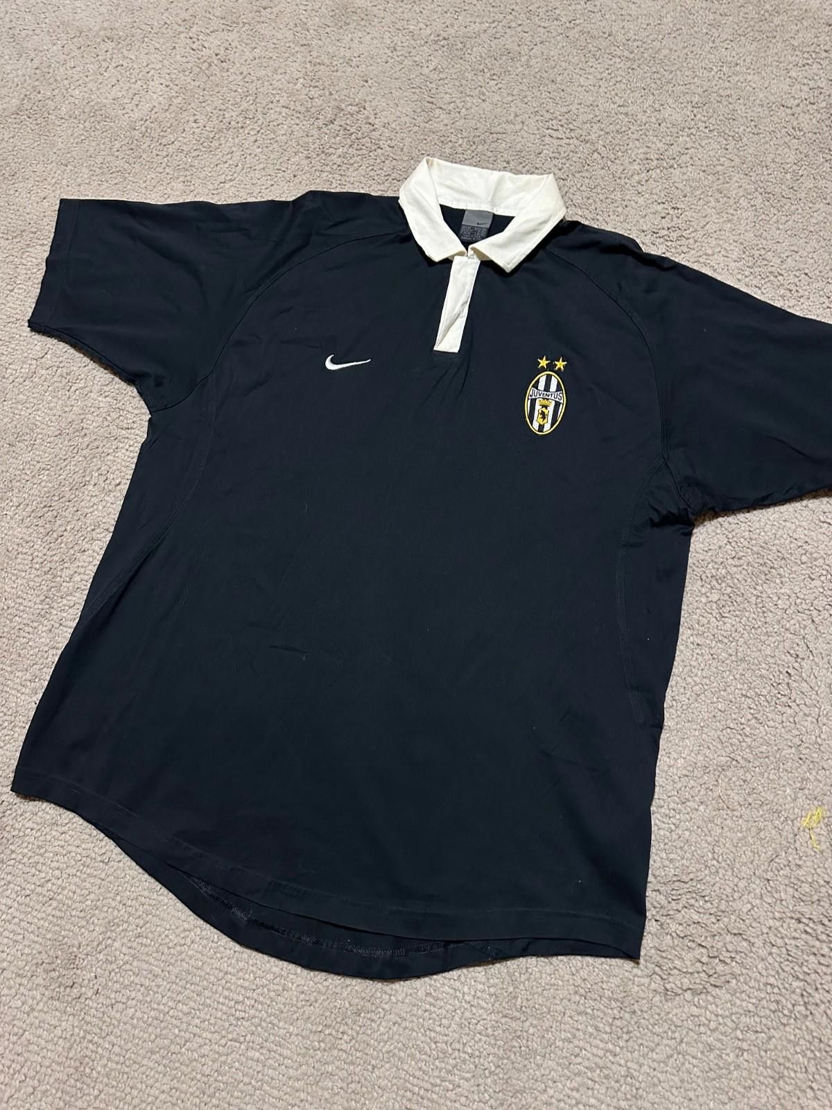 Nike 2003-04 Juventus Nike Football Soccer Polo Shirt Sz XL Size US XL / EU 56 / 4 - 2 Thumbnail
