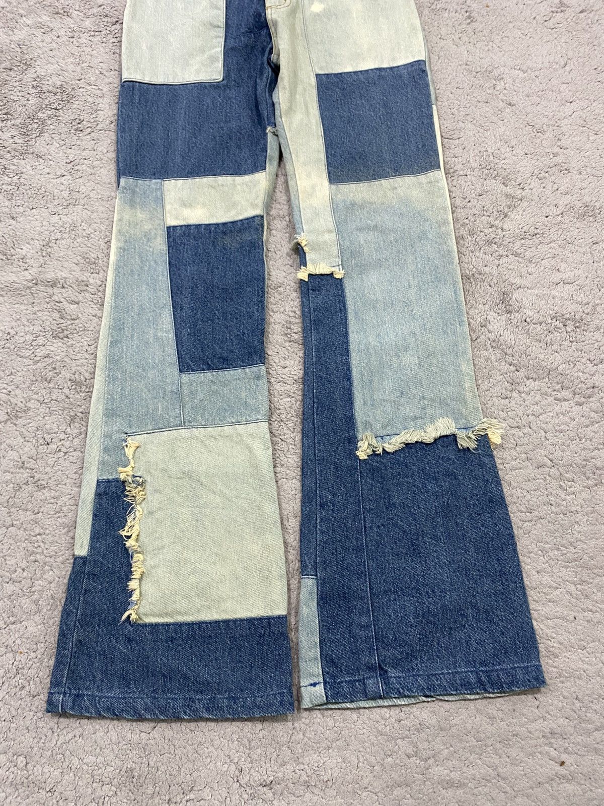 Kapital The Hipsite Patcwork Distressed Flare Denim Kapital Hysteric Size US 28 / EU 44 - 3 Thumbnail
